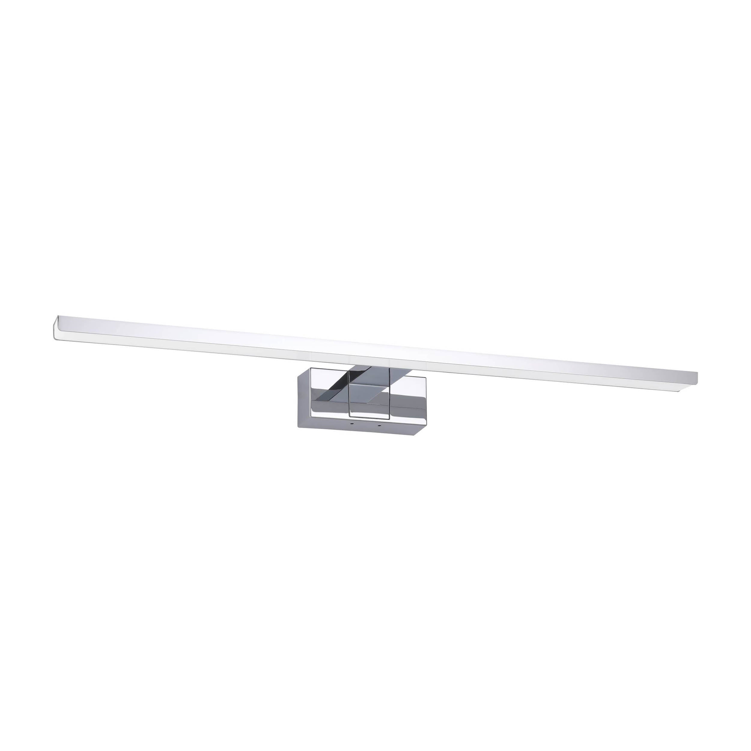 EGLO Conettilla Mirror Light Chrome 60 cm Vertical Mount LED Bathroom Light with CCT and Splash Protection