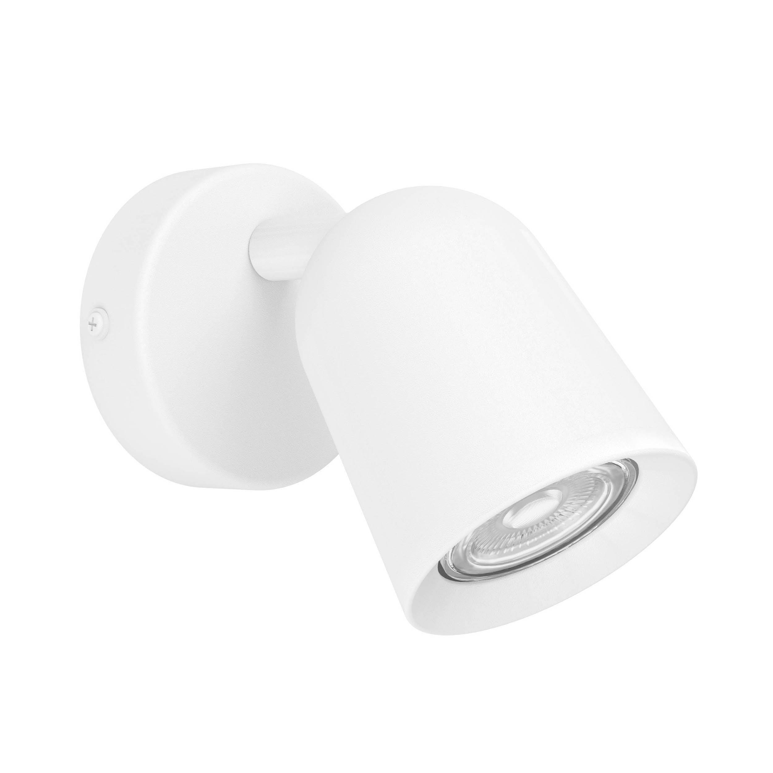 EGLO Camaldoli White Steel LED Wall Spotlight