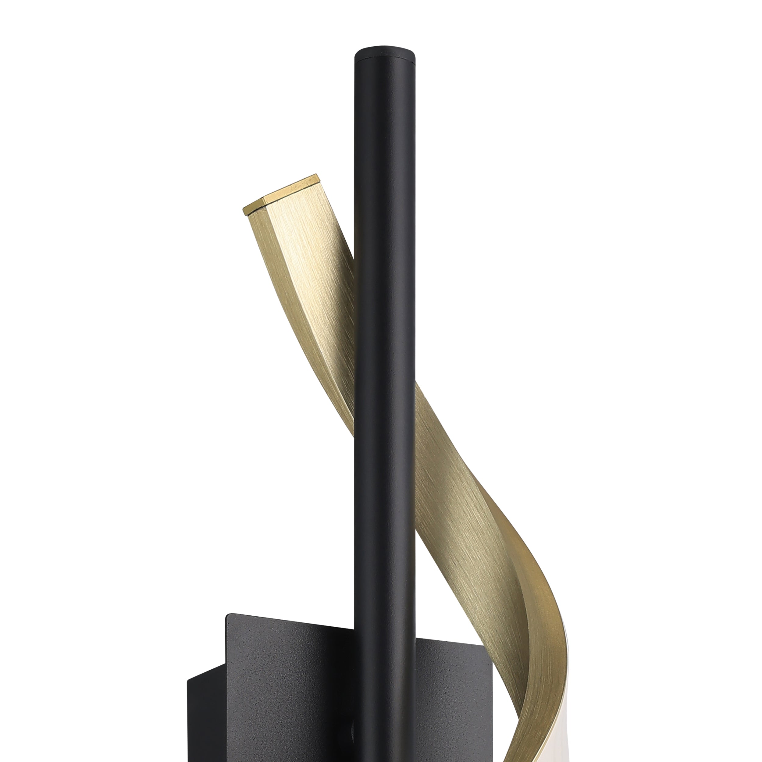 EGLO Conaprato Black & Brushed Brass Modern Wall Light