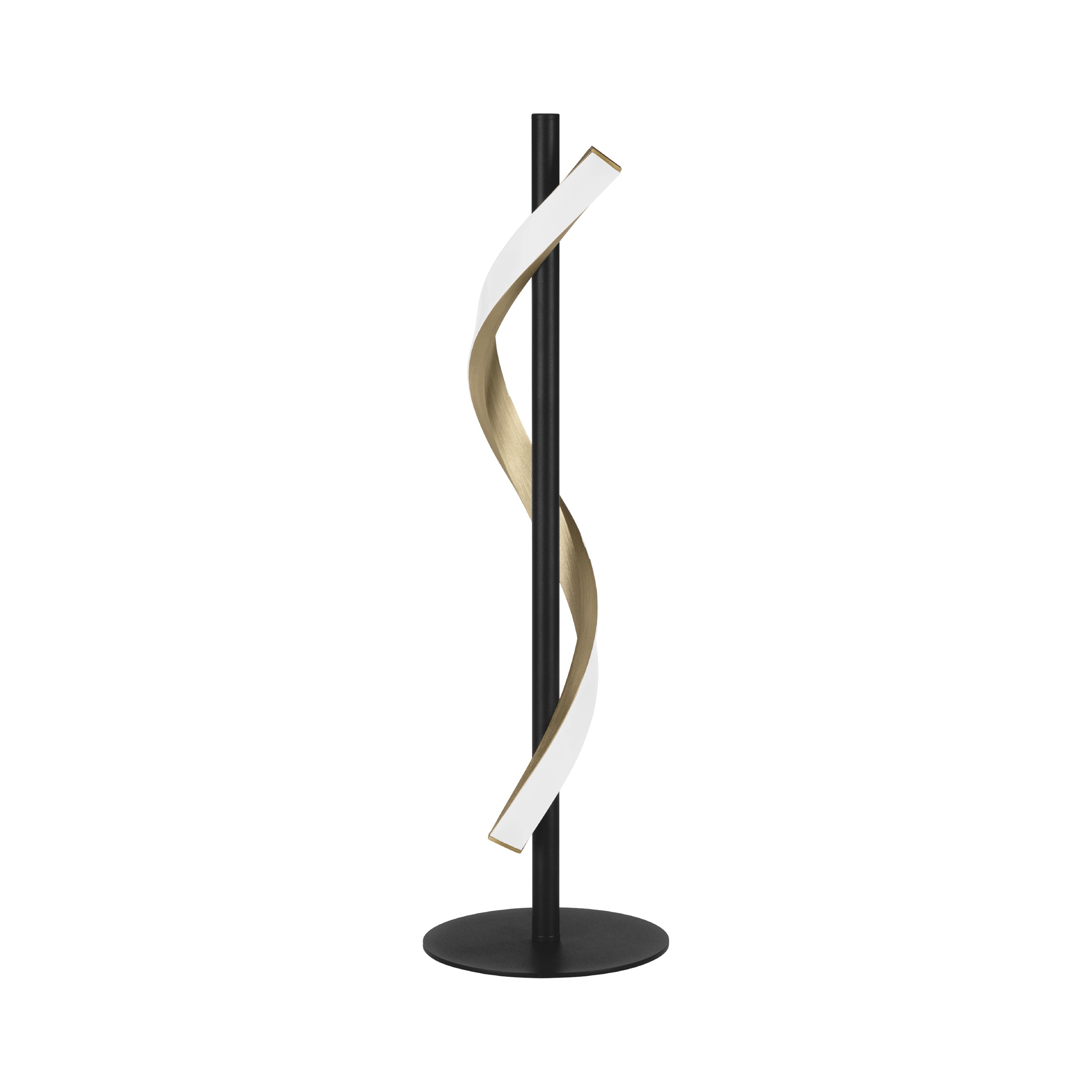 EGLO Conaprato Black & Brushed Brass Modern Table Lamp