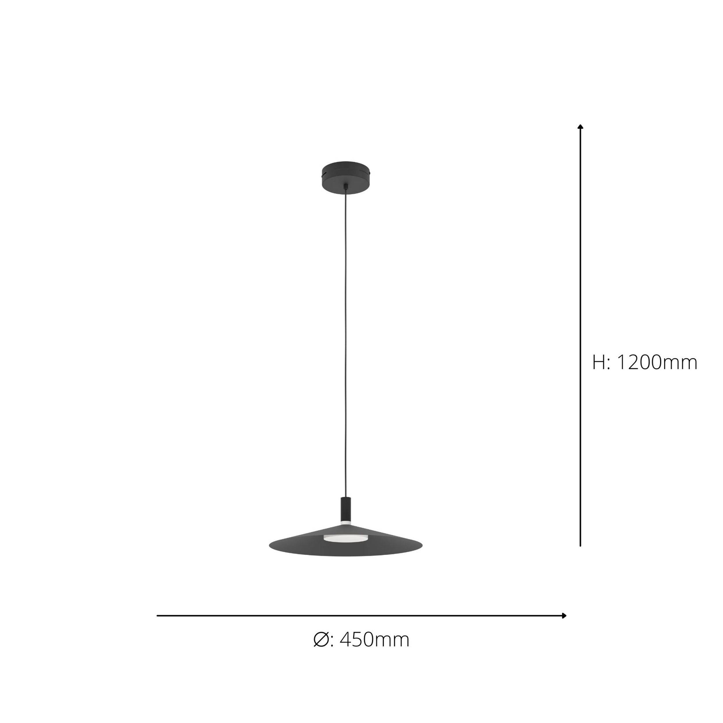 EGLO Conomavilla-Z Black Pendant Light