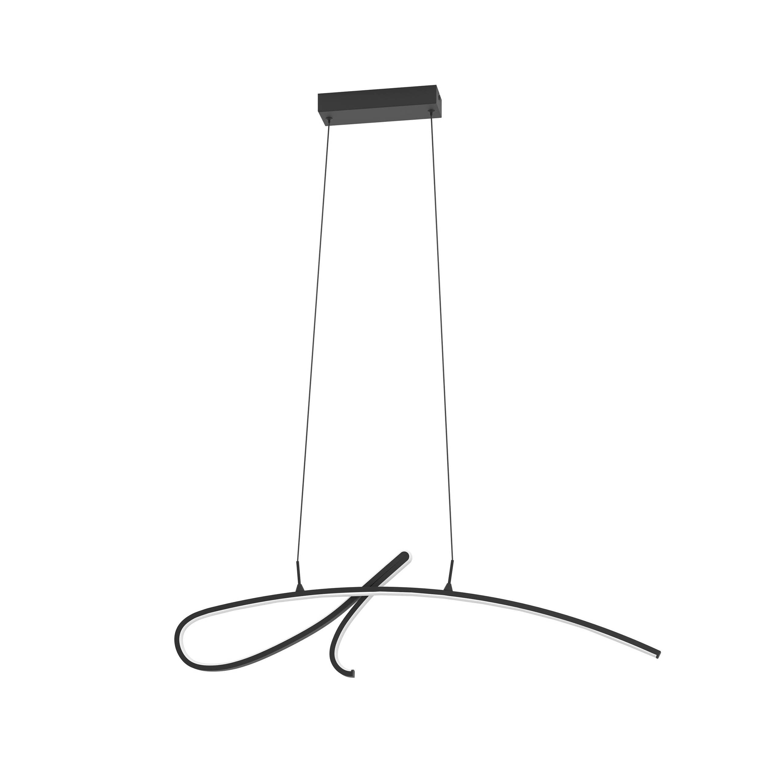 EGLO Cardoncito Black Steel & Plastic LED Pendant
