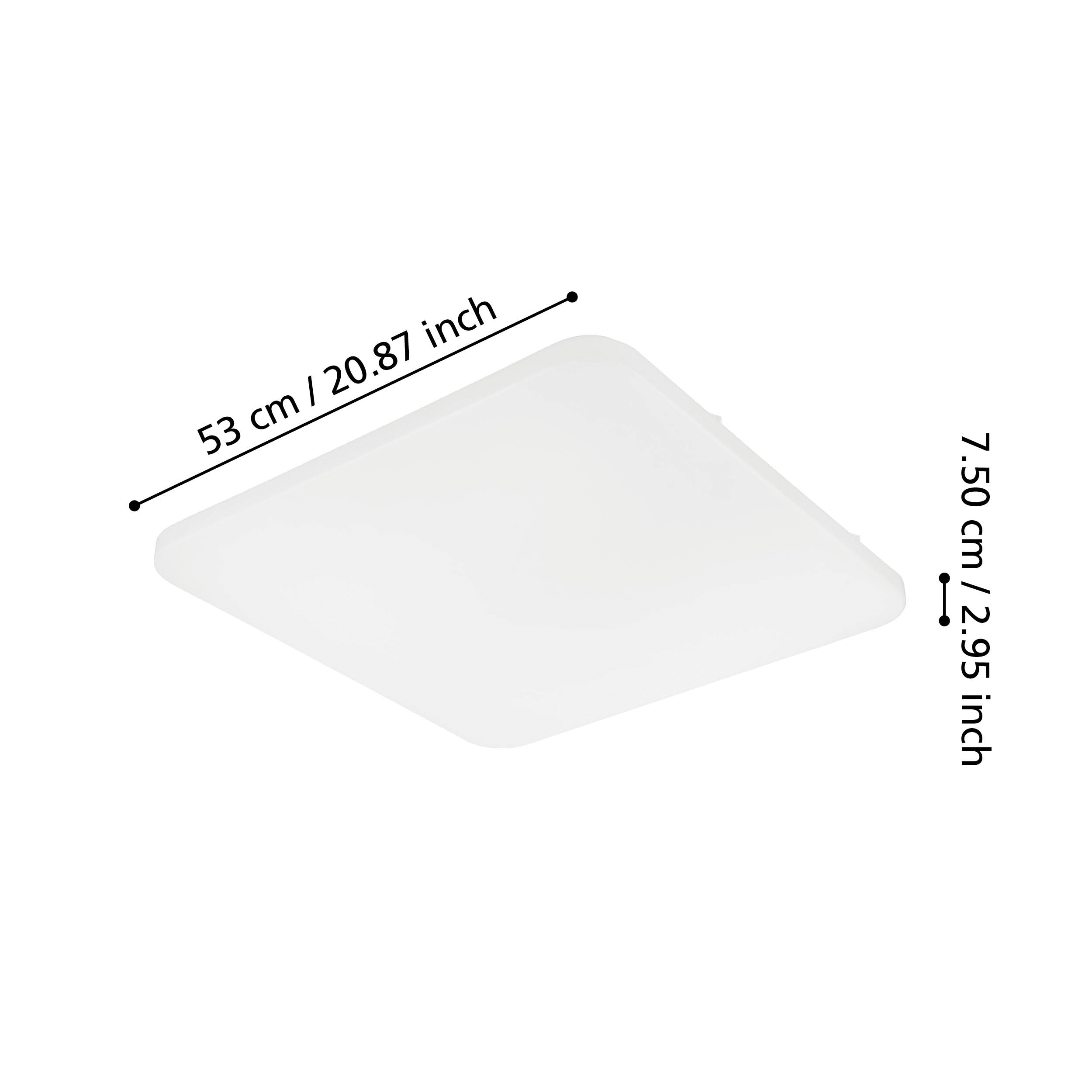 FRANIA IP 550mm SQ Flush Fitting