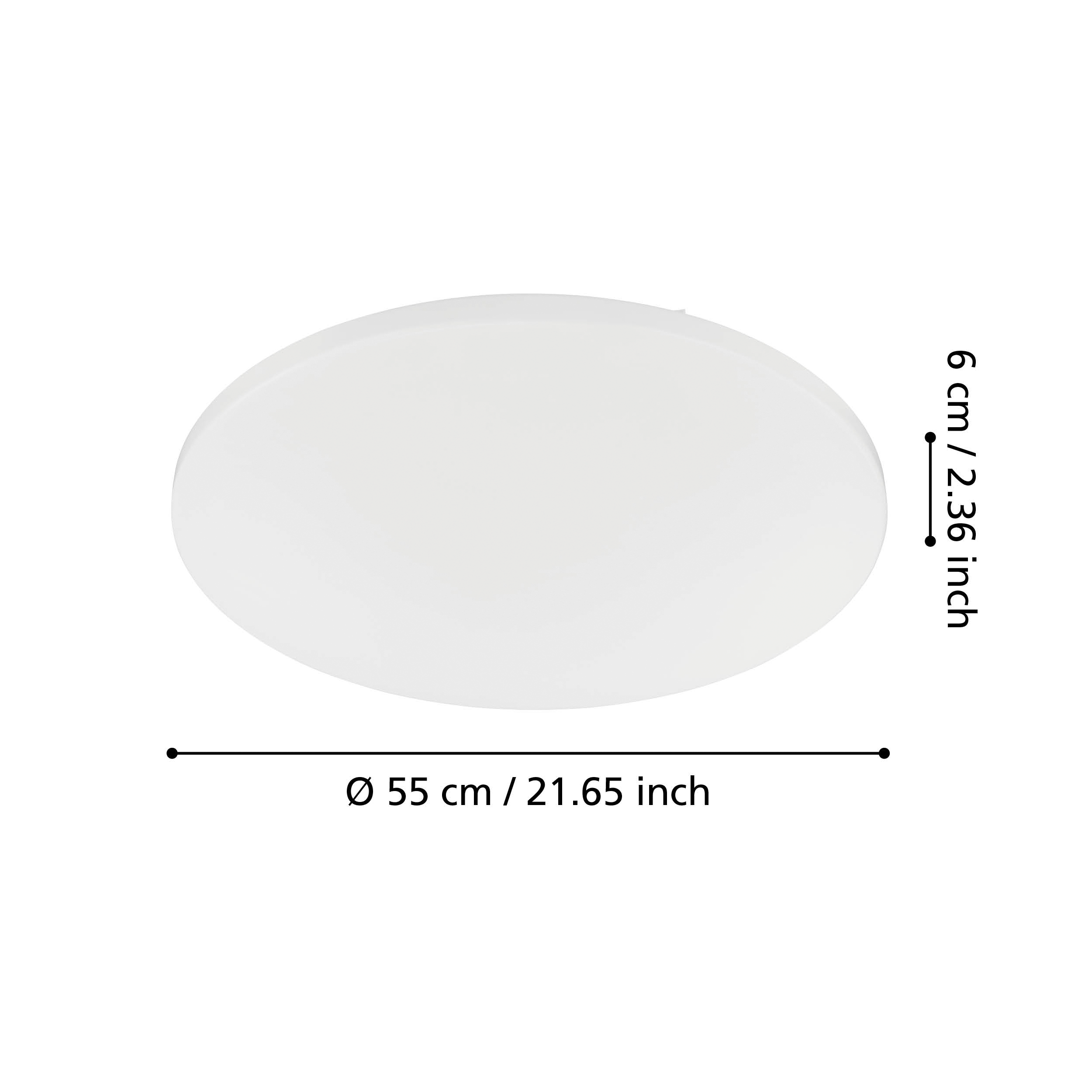 FRANIA IP 550mm RND Flush Fitting