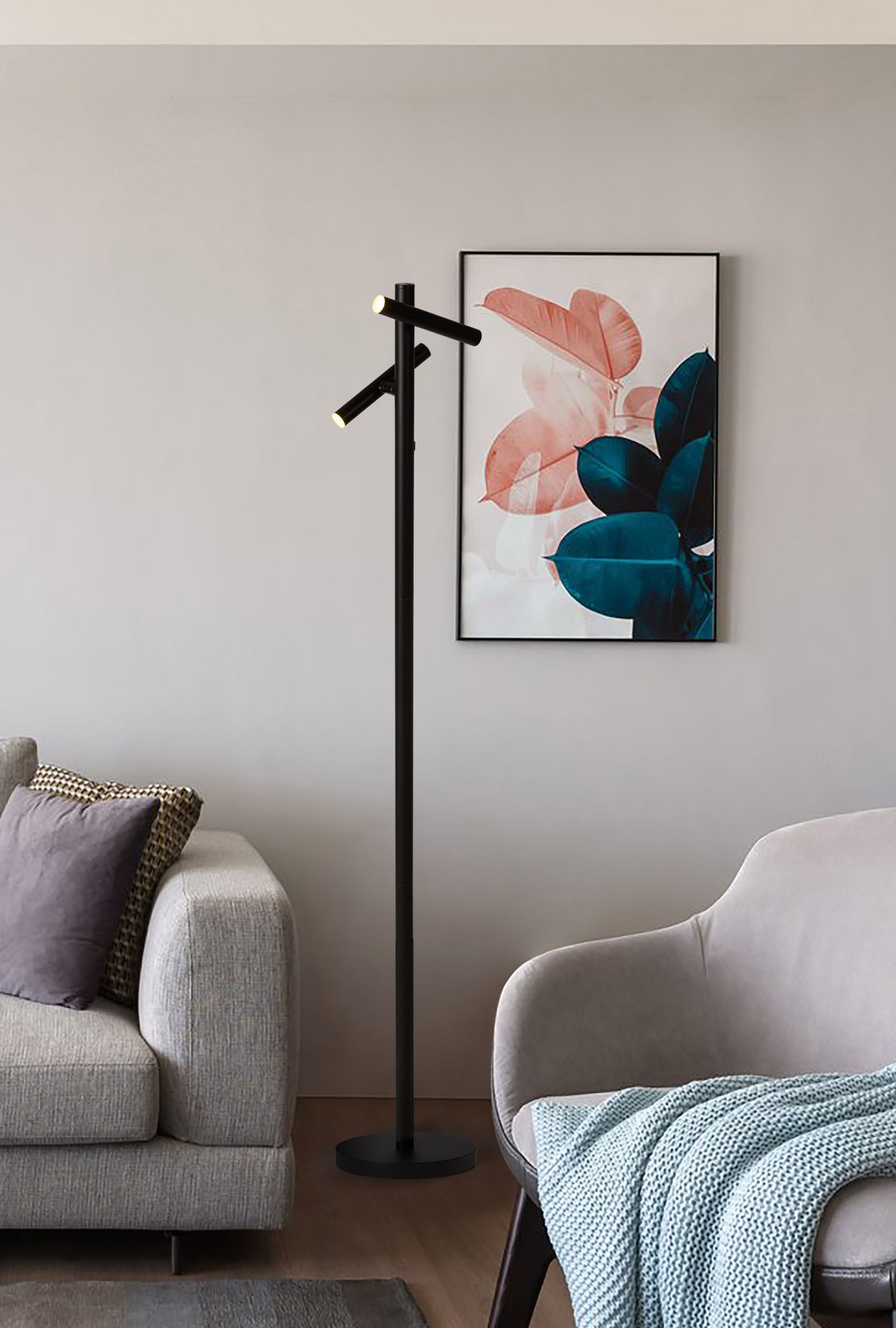Rechargeable 2Lt Floor Lamp