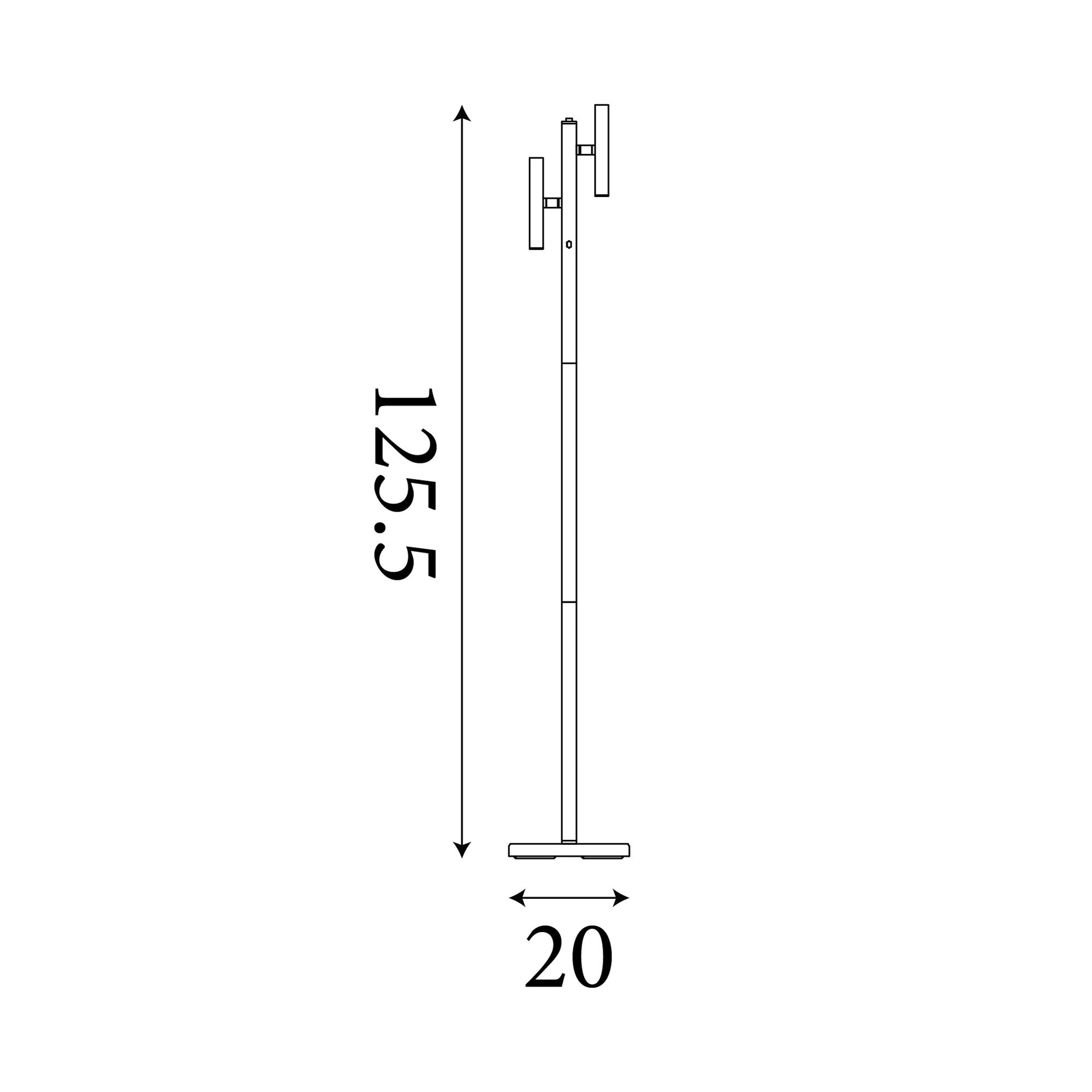 Rechargeable 2Lt Floor Lamp
