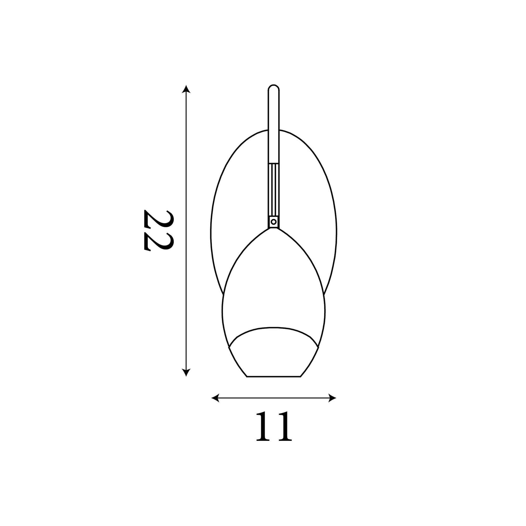 Seeds 1Lt Wall Light