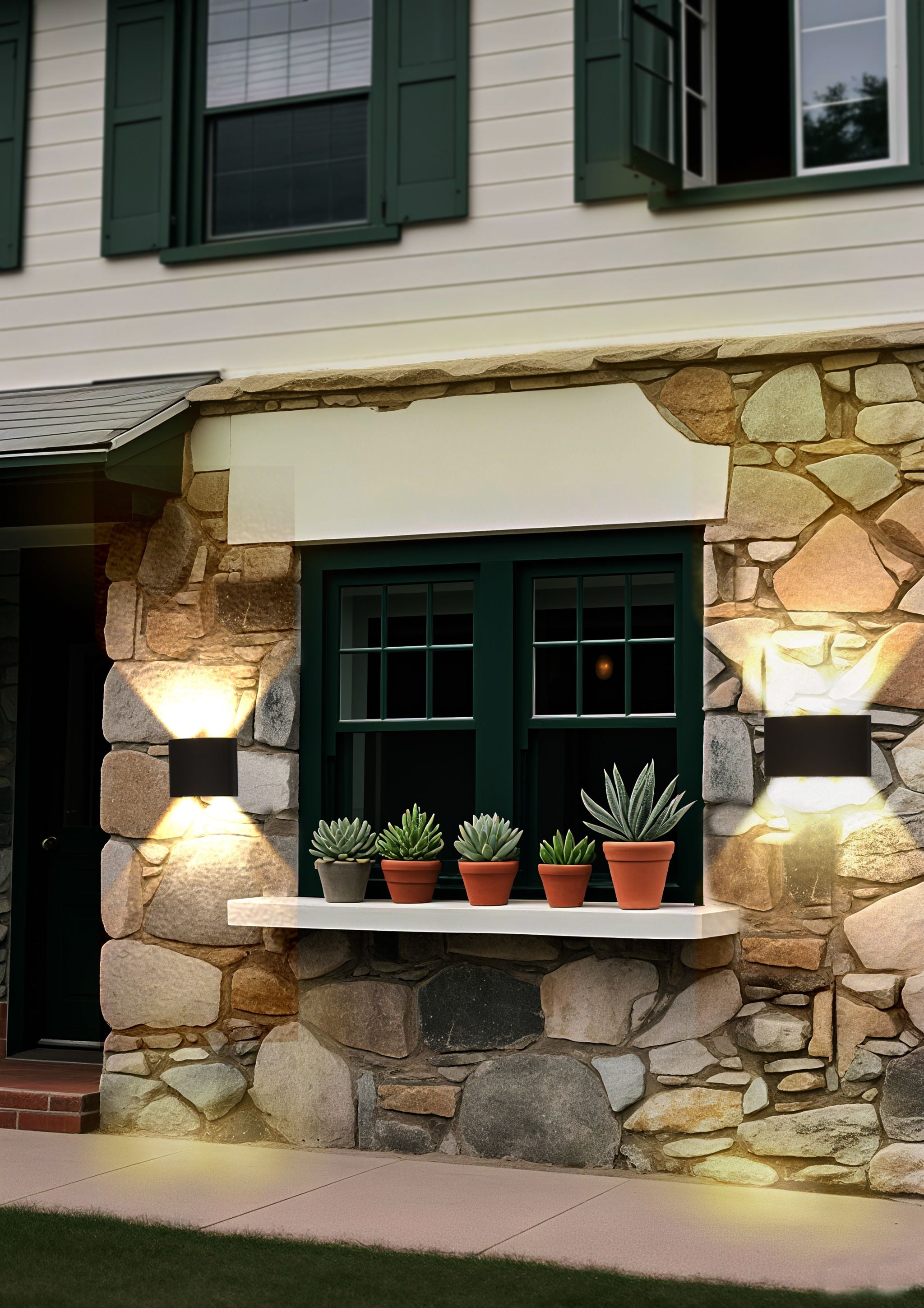 Shadows 4 Light  LED Outdoor Wall Light