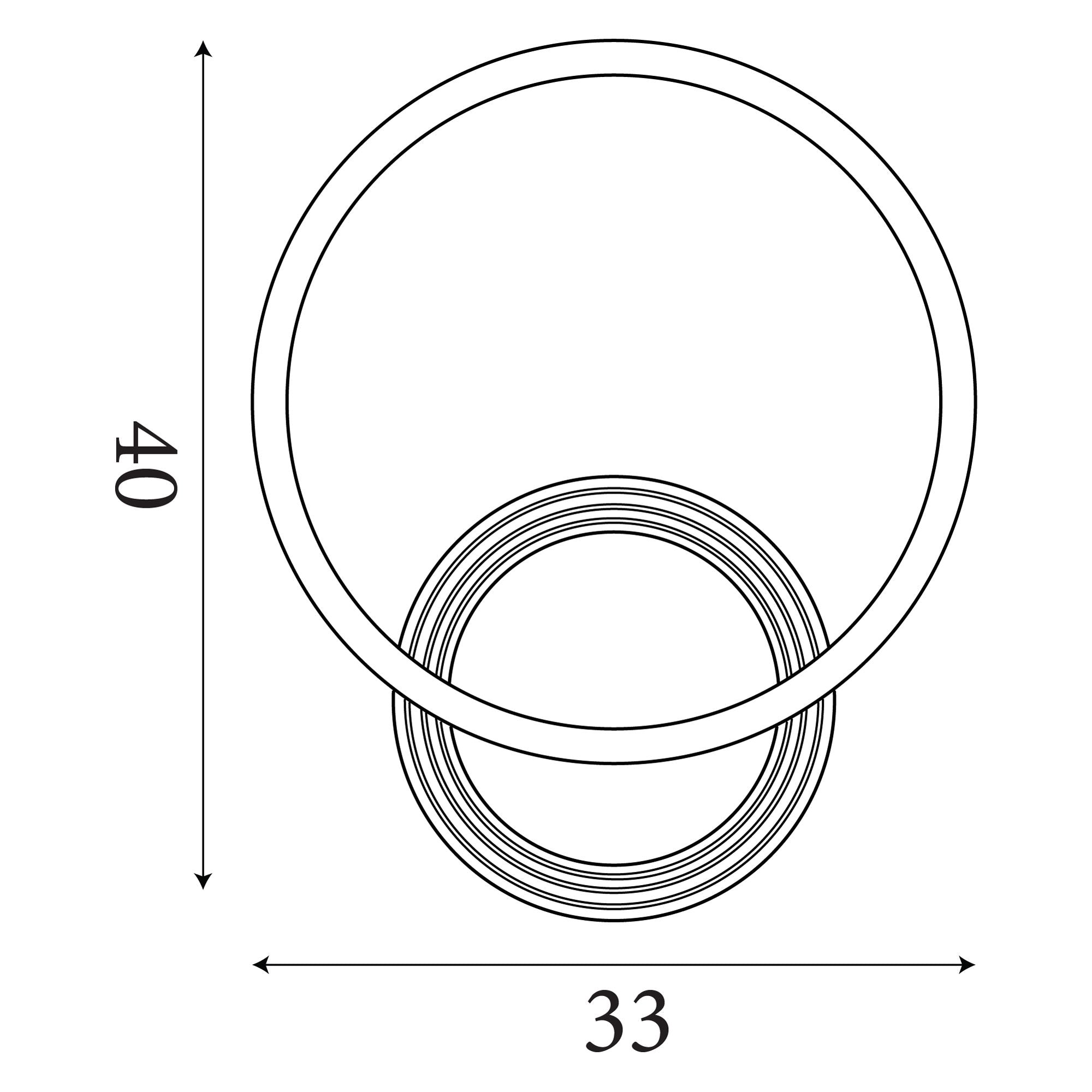 Contour LED Flush Single Ring