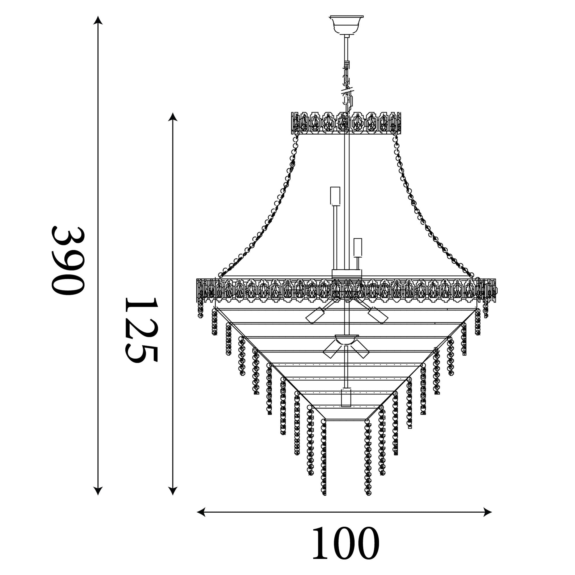 Louis Phillipe 28Lt Pendent Lamp