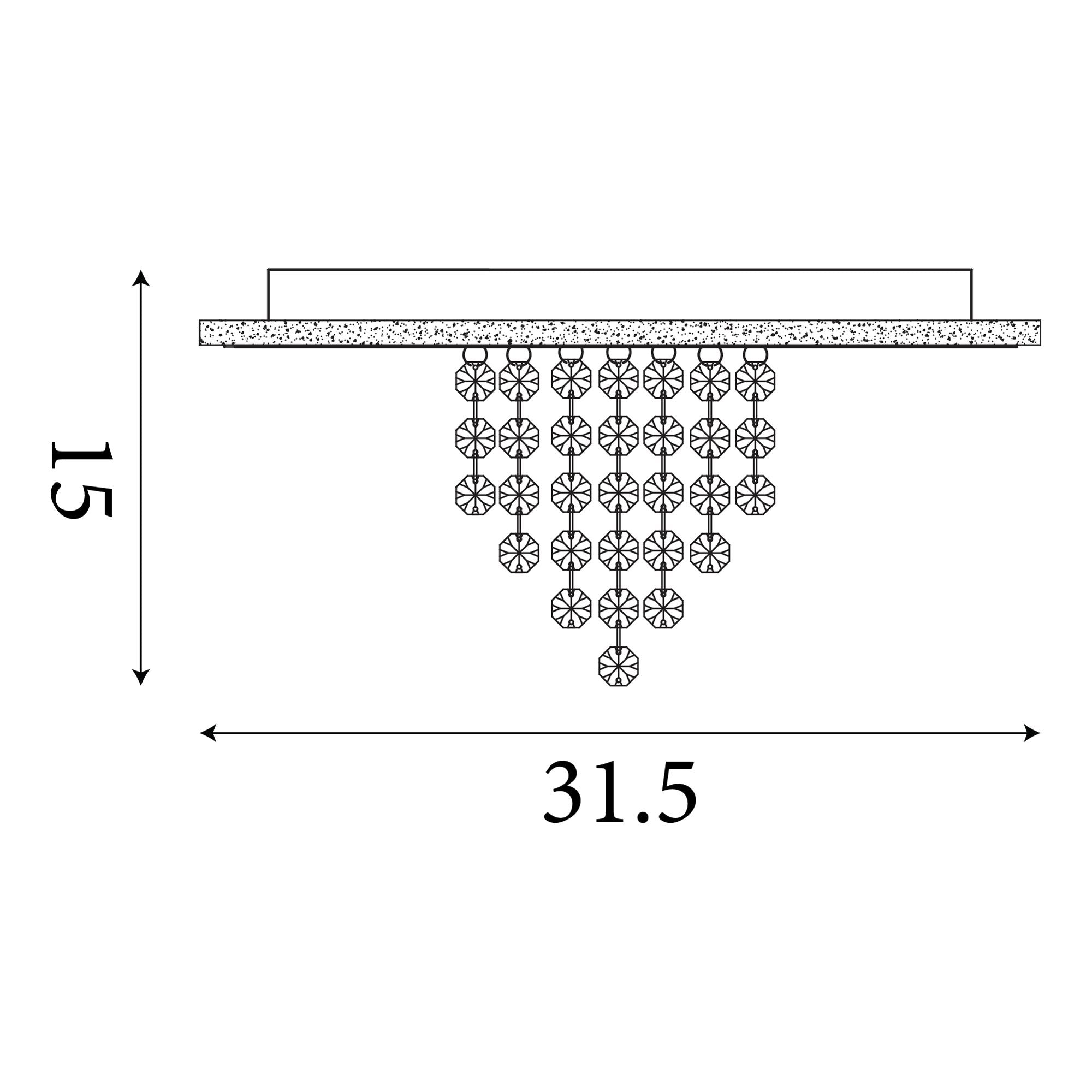 Deluge LED Flush