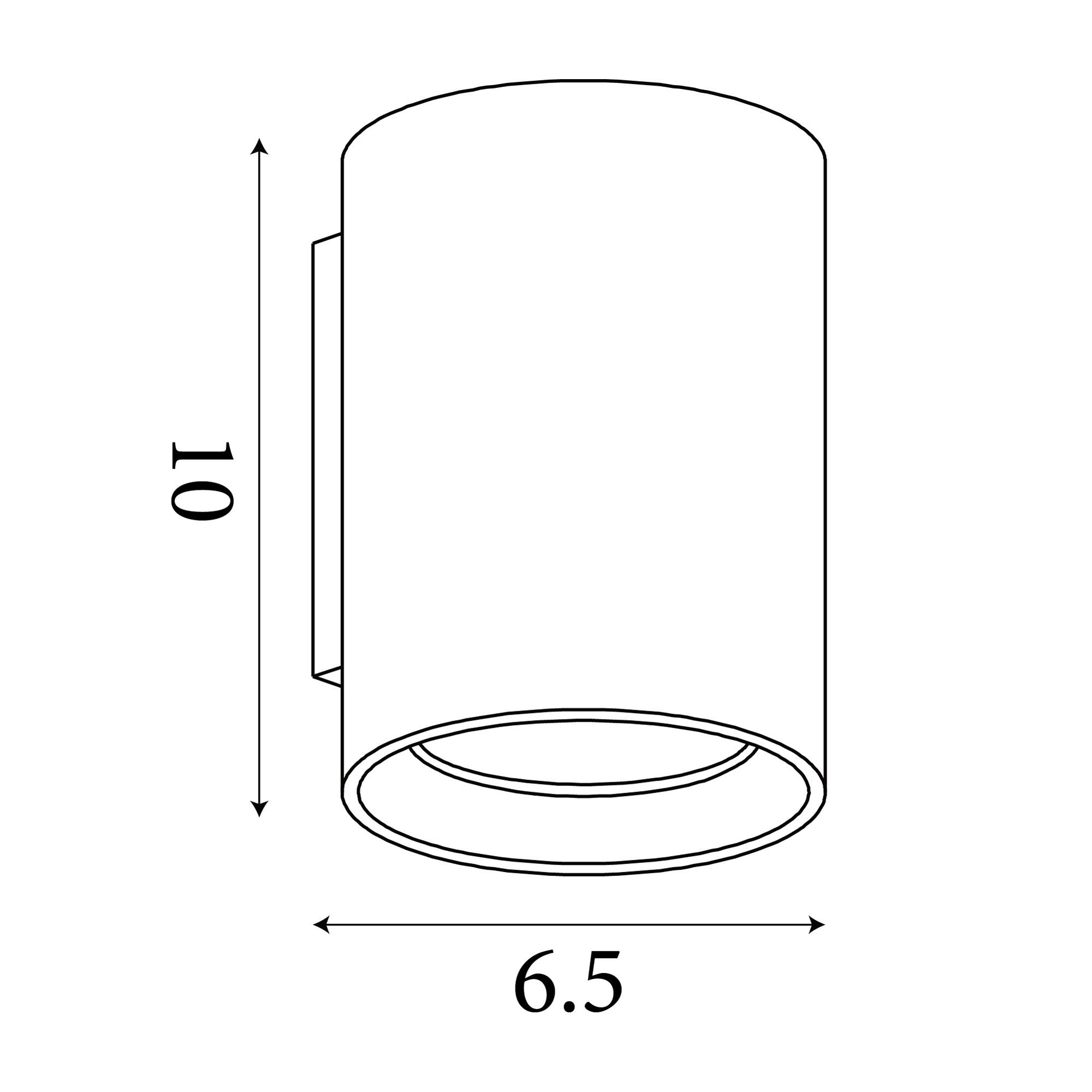 Cyls Cylinder Down Wall Light 24130