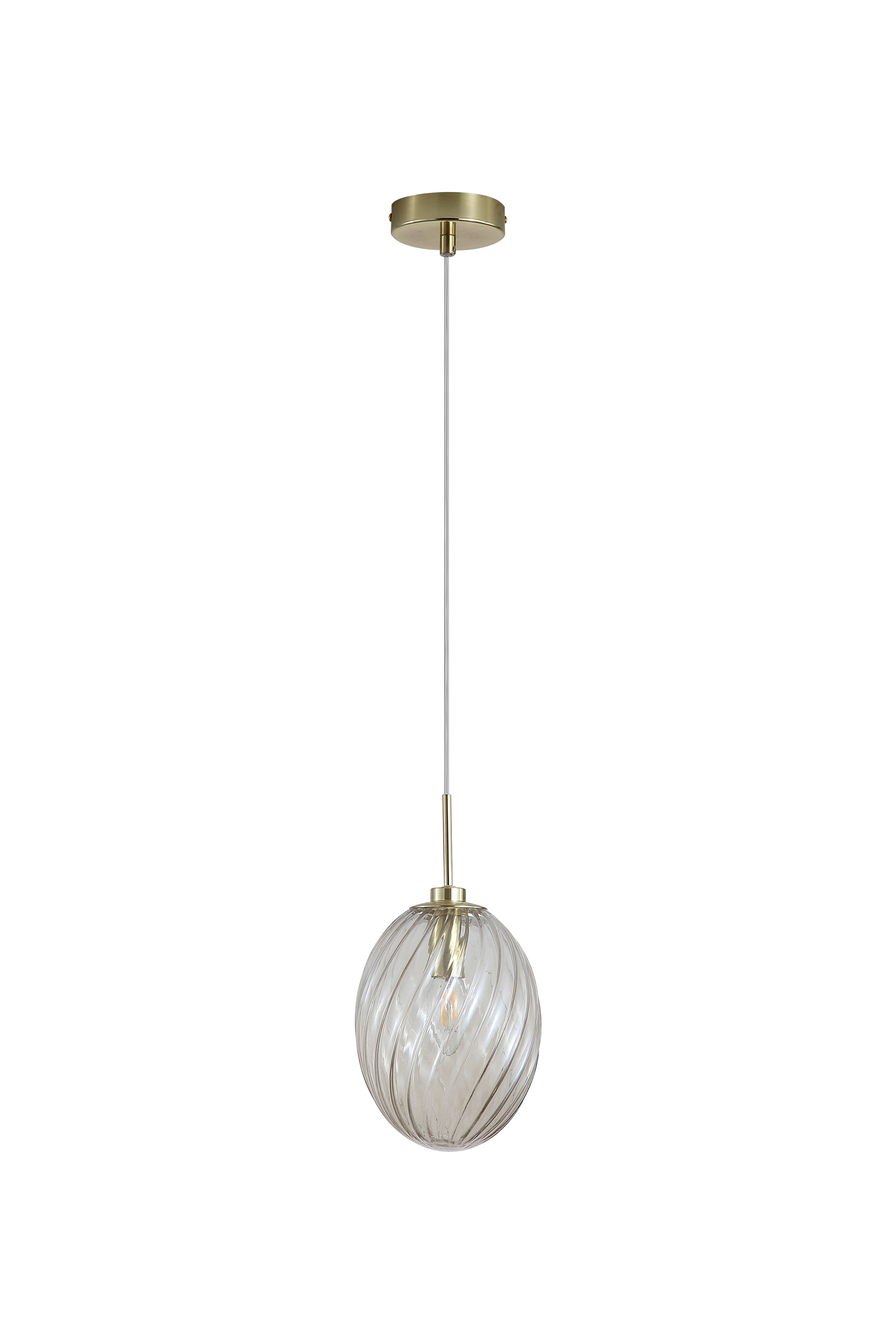 Whirl 1Lt Pendant Champagne Glass