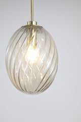 Whirl 1Lt Pendant Champagne Glass