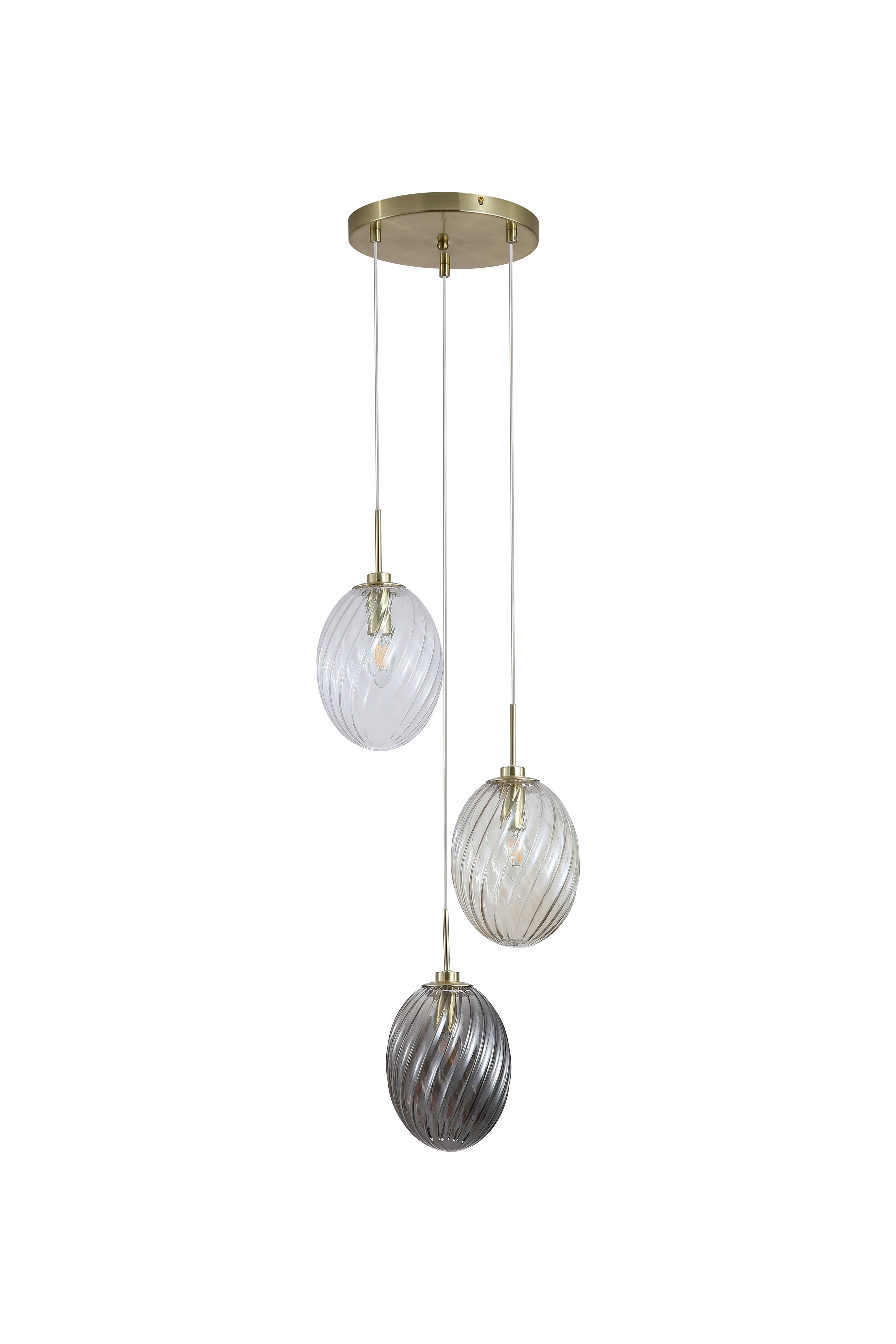 Whirl 3Lt Multi Drop Pendant