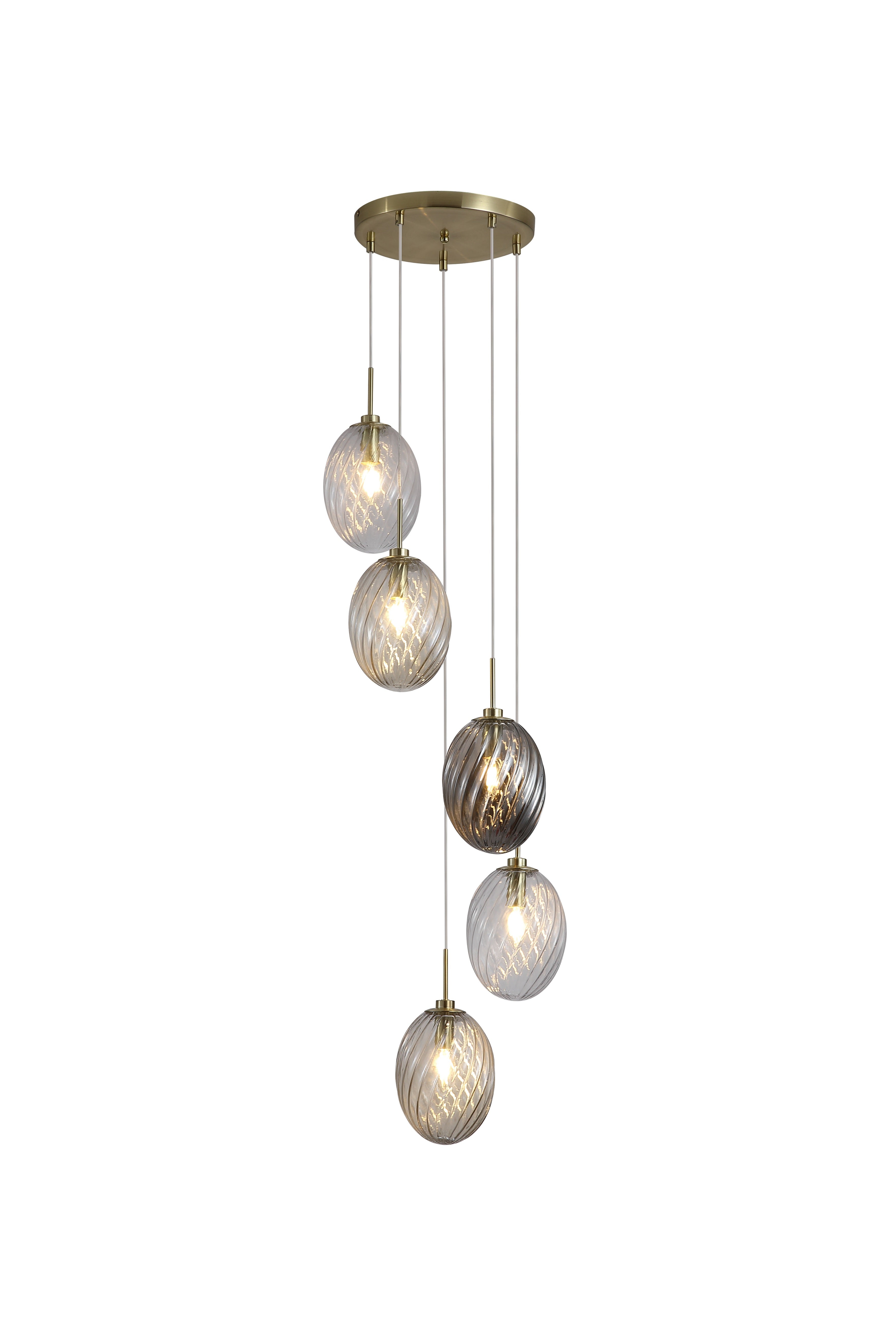 Whirl 5Lt Multi Drop Pendant