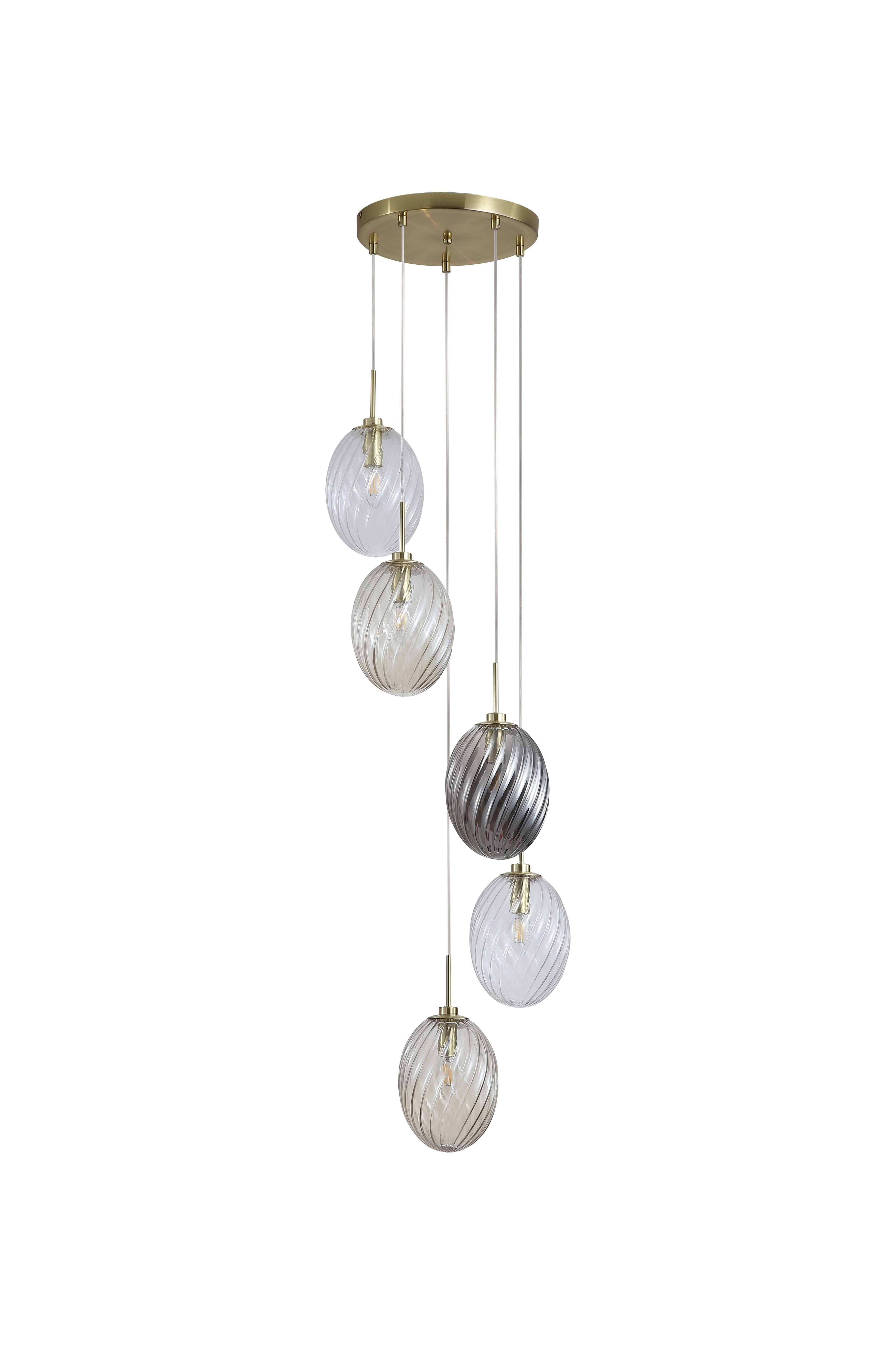 Whirl 5Lt Multi Drop Pendant