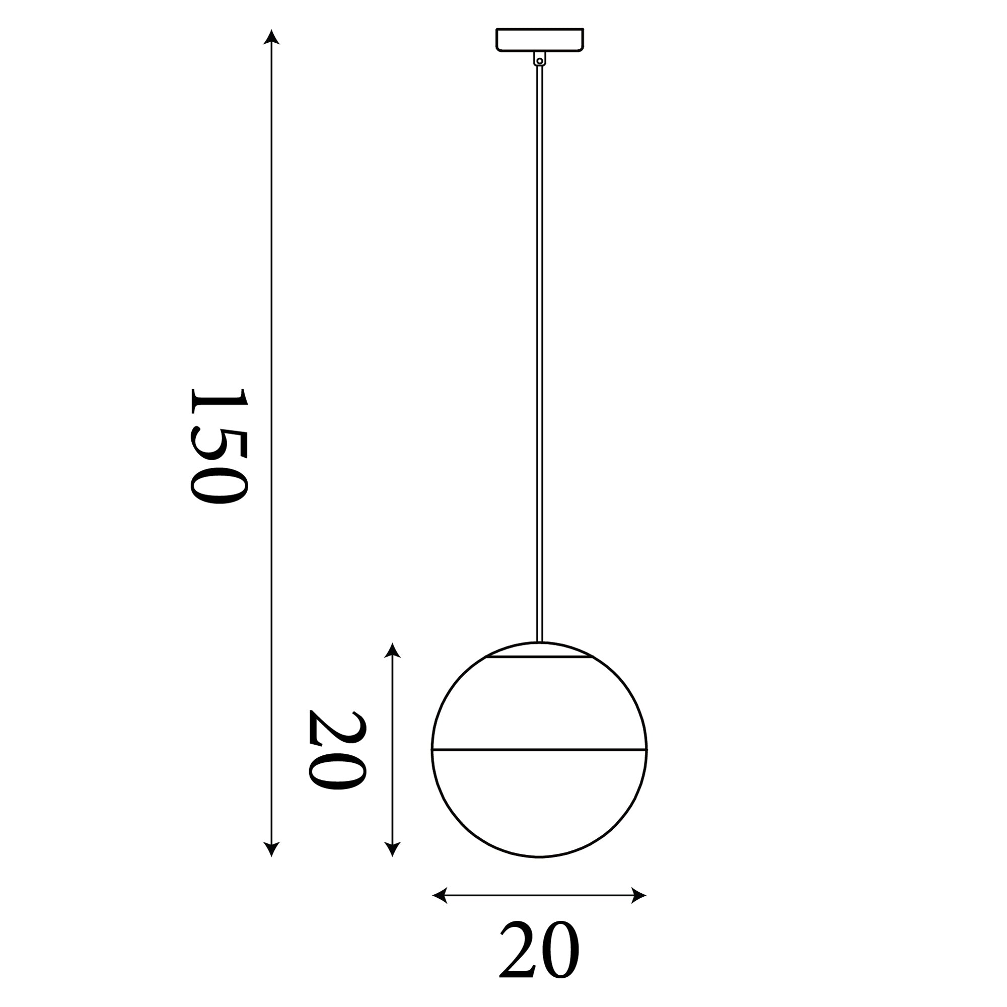 Endor Pendant  - Satin Brass & Opal Glass (END OF LINE PRODUCT)