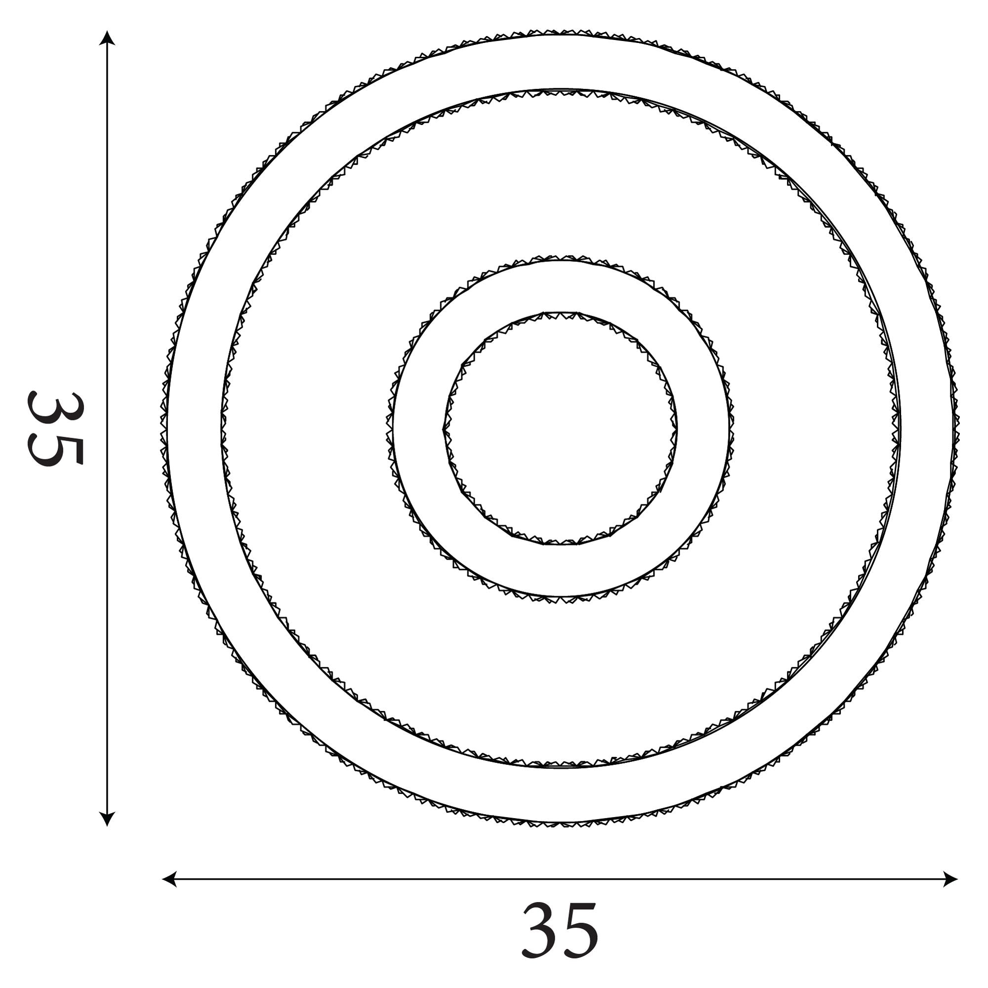 Roundel LED Flush