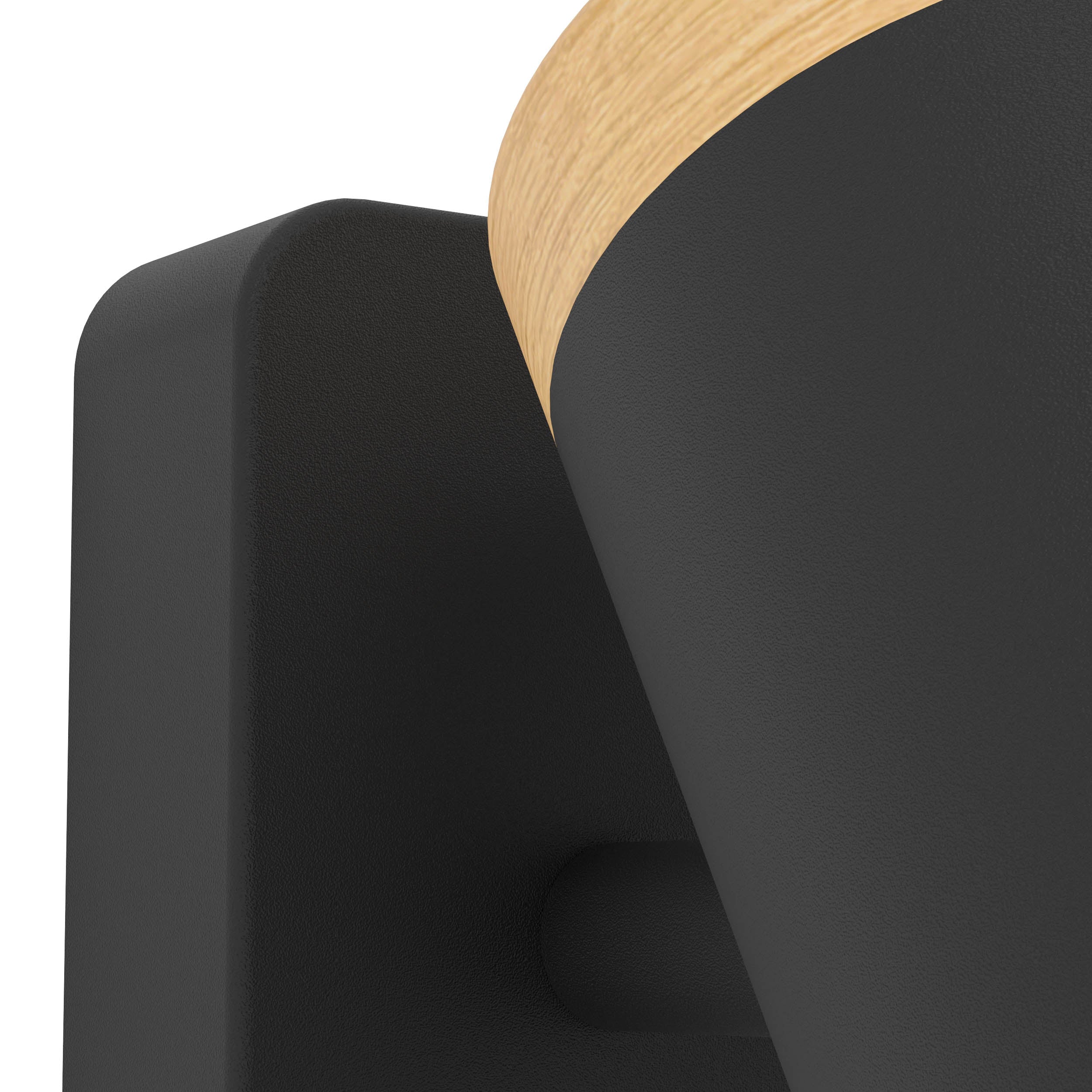 EGLO Castorama Black & Brown Bathroom LED Triple Wall Spotlight