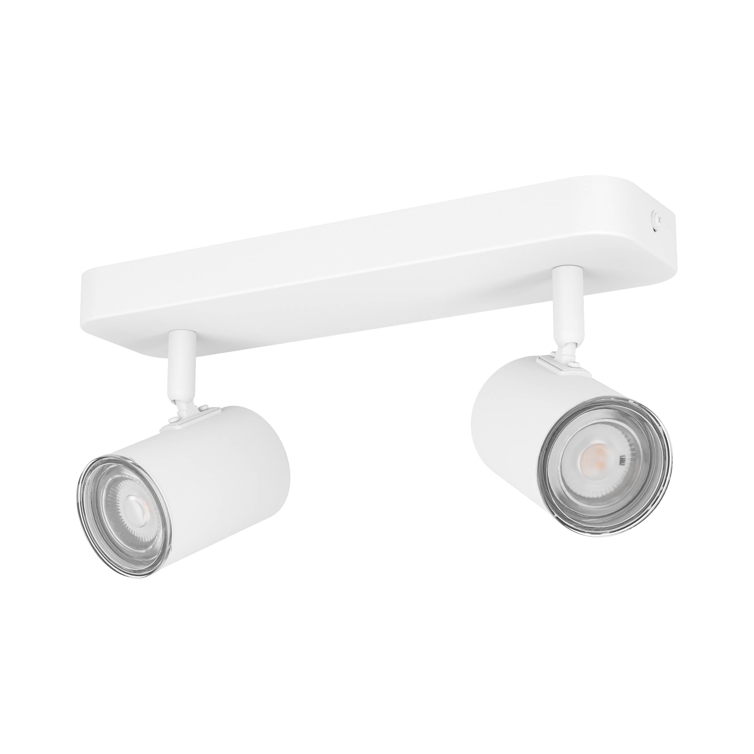 EGLO Consuma 1 White Steel Dual LED Bathroom Spotlight