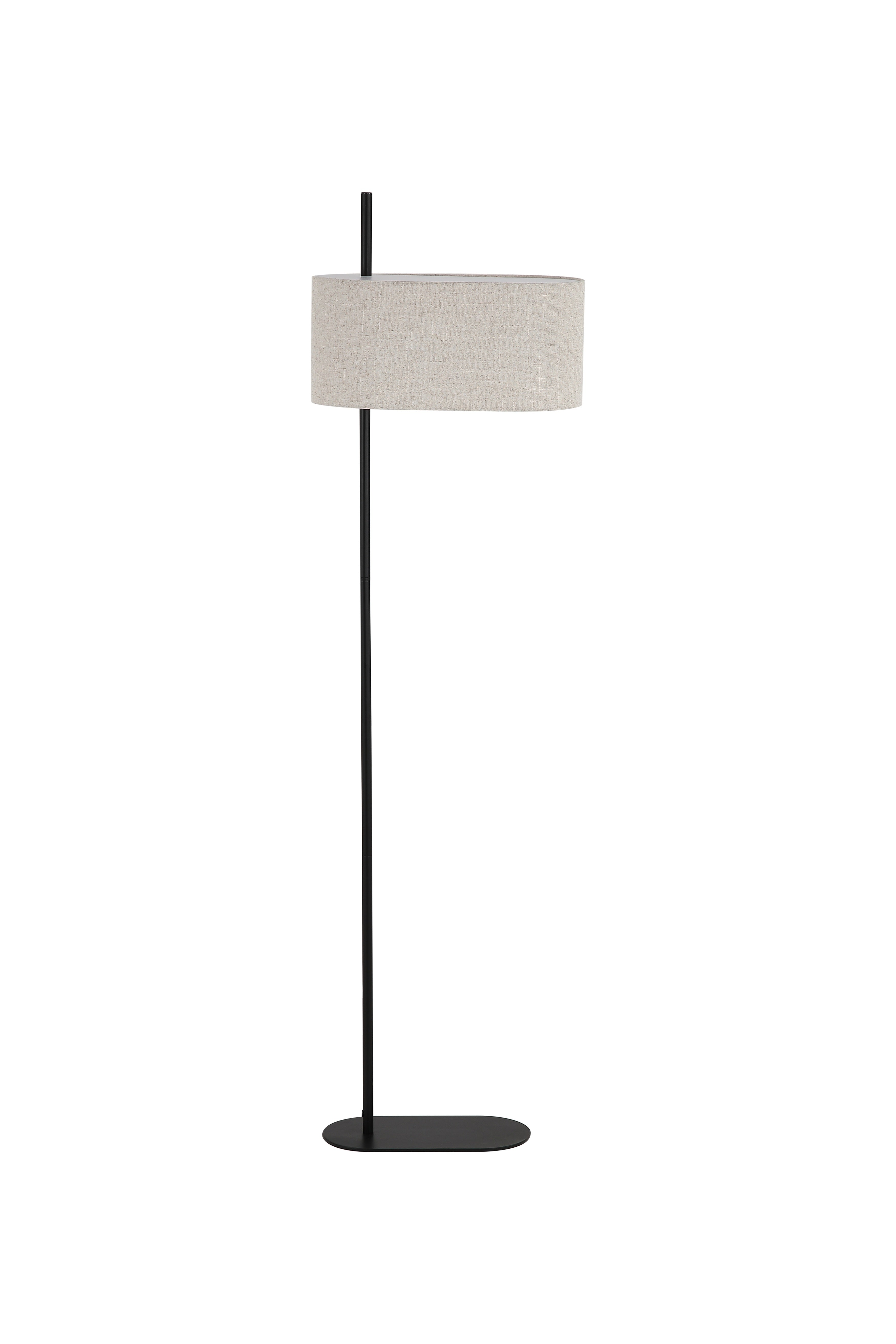 Hessian 1Lt Floor Lamp