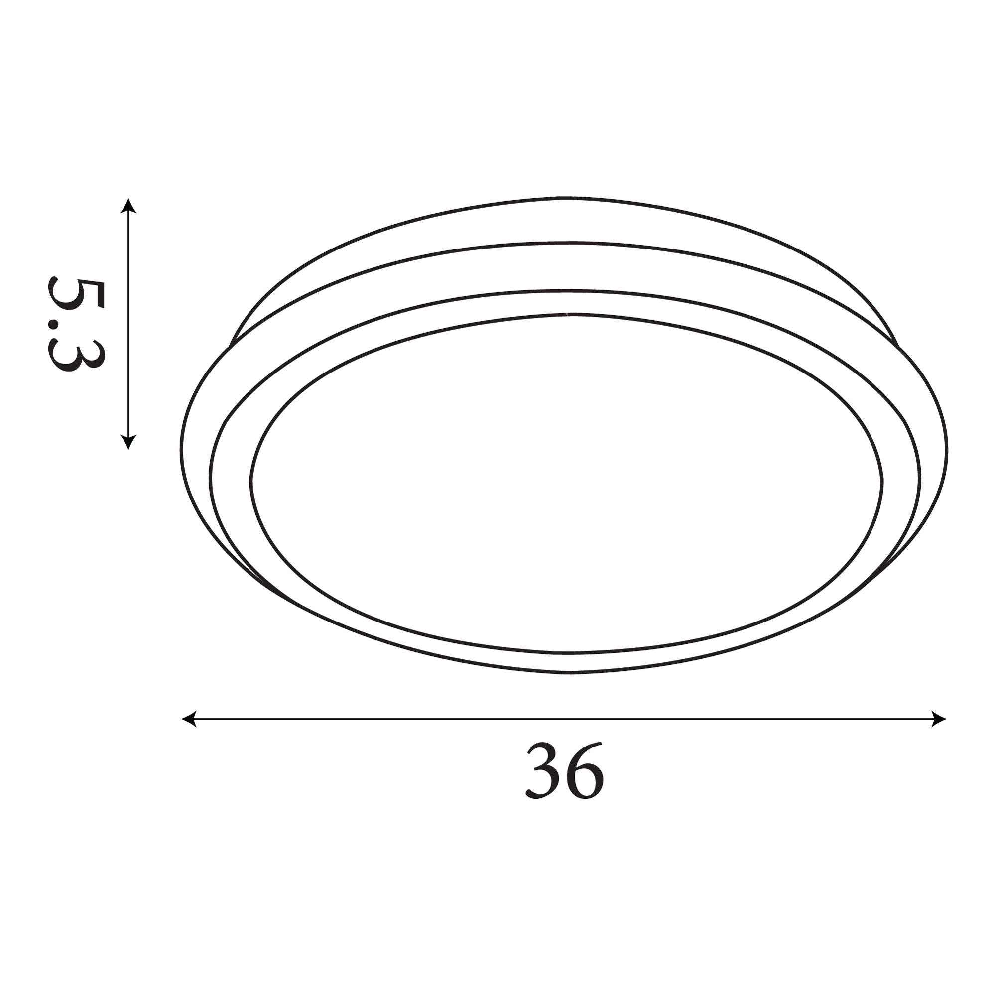 Stellar LED ceiling lamp