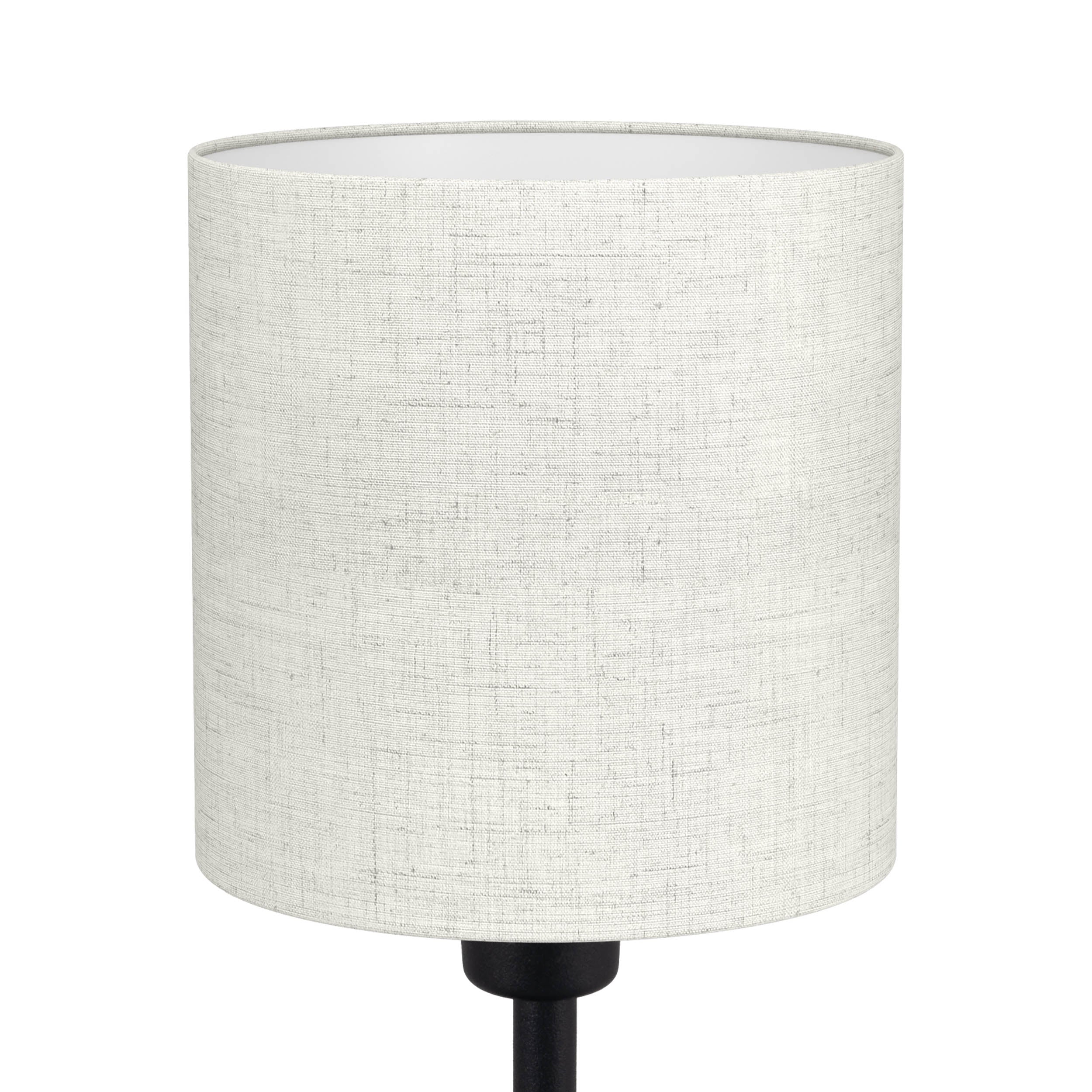 EGLO Montetto 1 Fabric & Black Steel Classic Table Lamp 32219