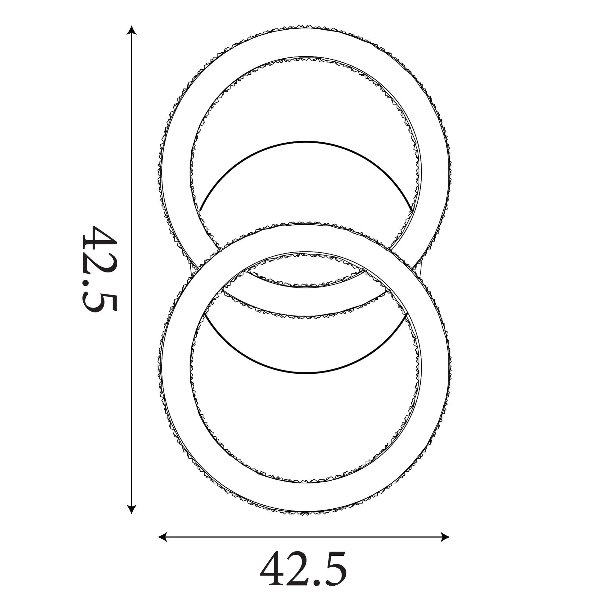 Specs LED Flush Double Ring
