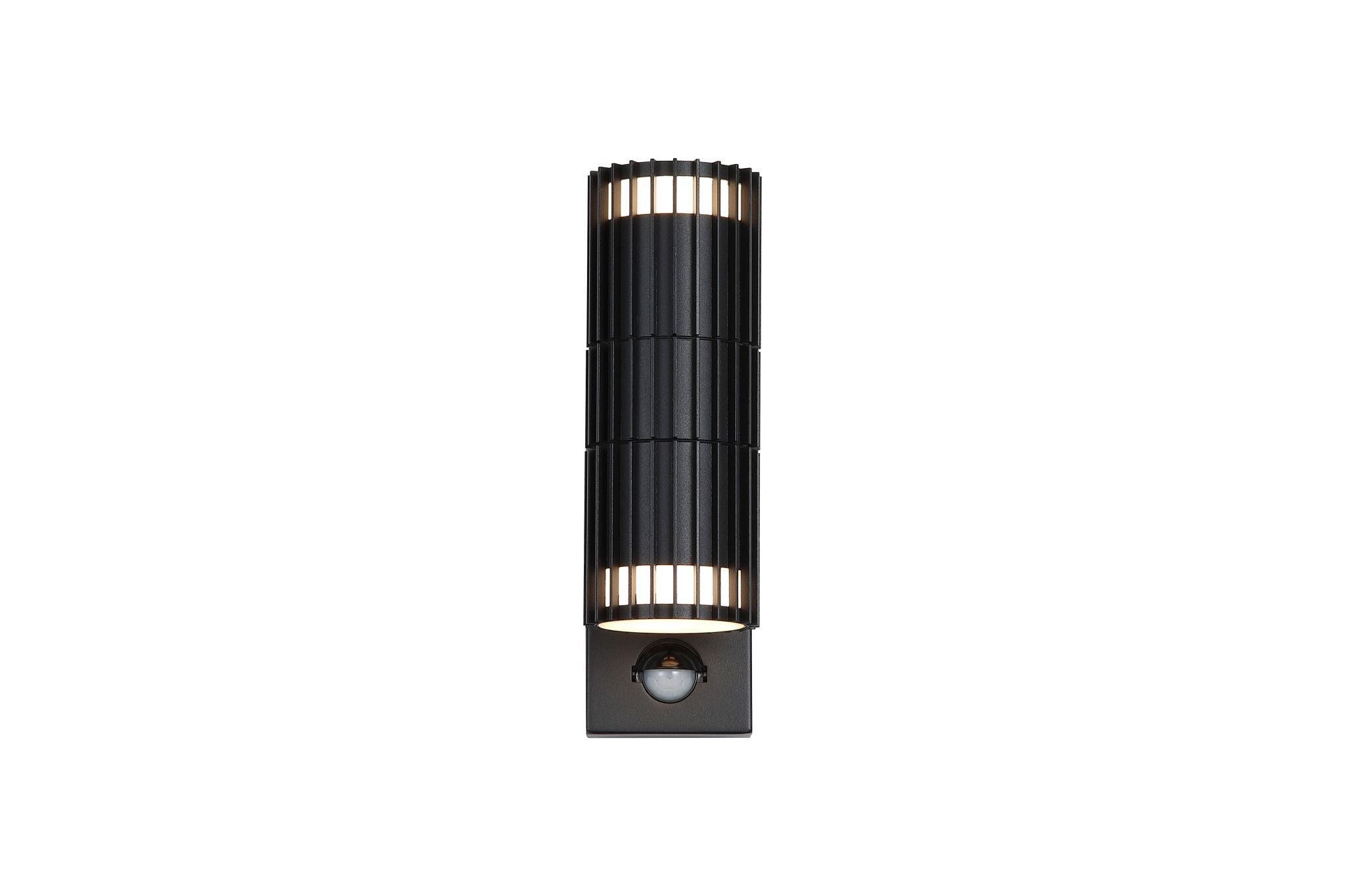 Detroit 2Lt Up/Down Outdoor Wall Light with PIR