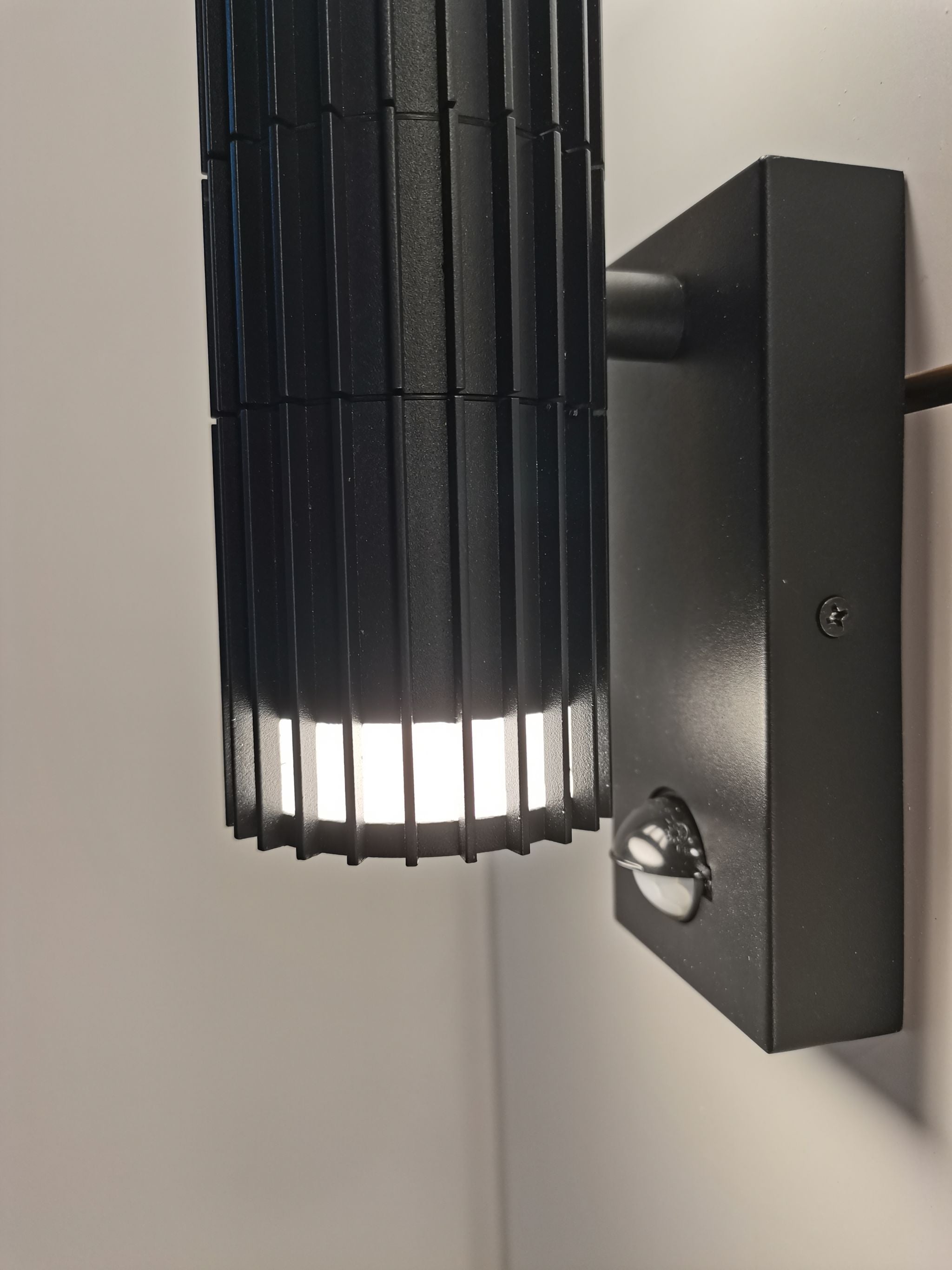 Detroit 2Lt Up/Down Outdoor Wall Light with PIR