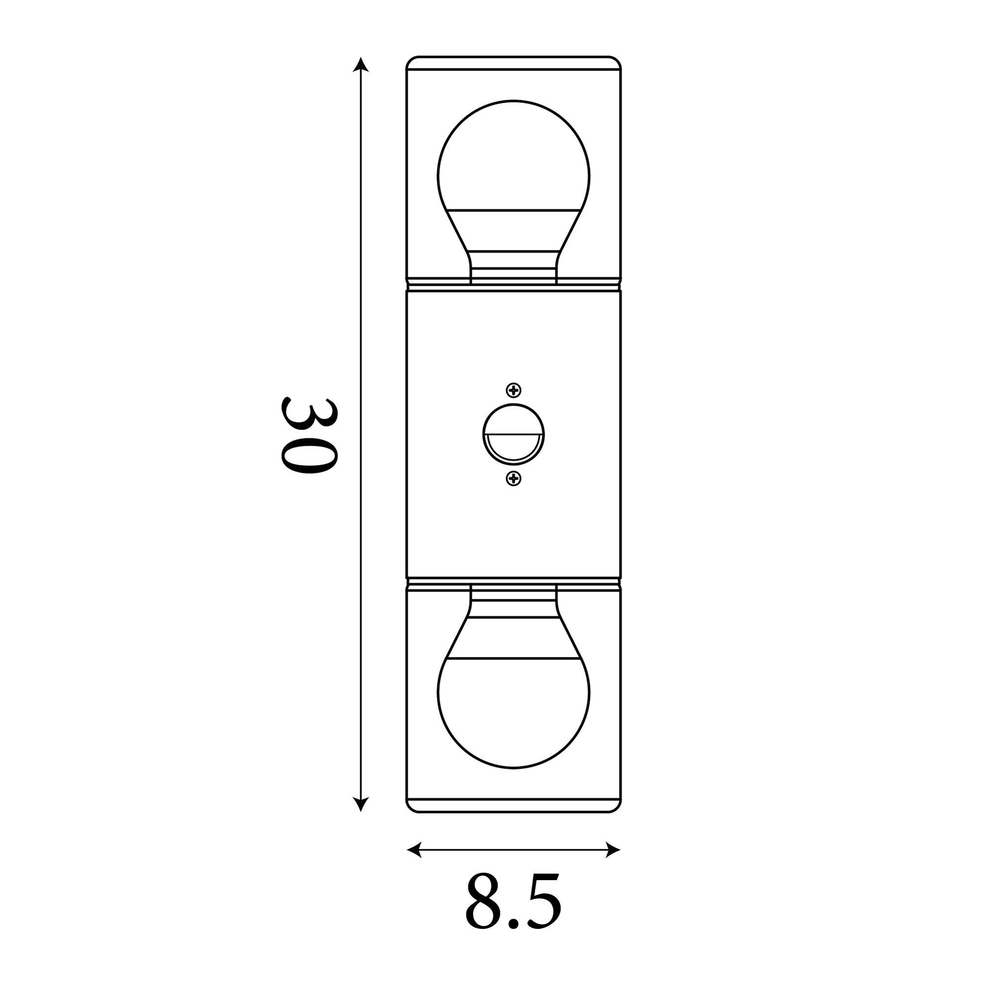 Colorado LED Outdoor Up/Down Wall Light