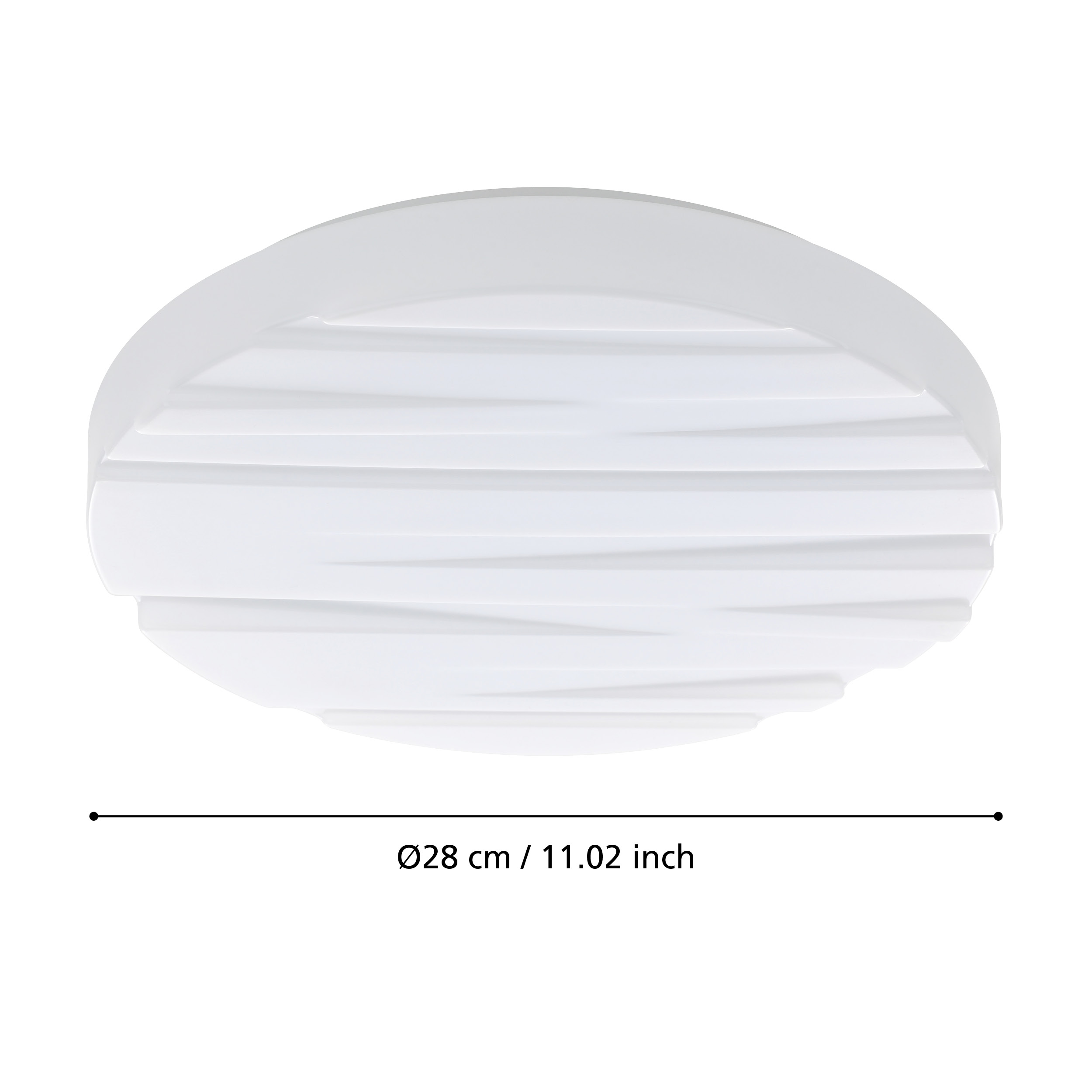 FERENTINO 280mm Dia Flush Fitting