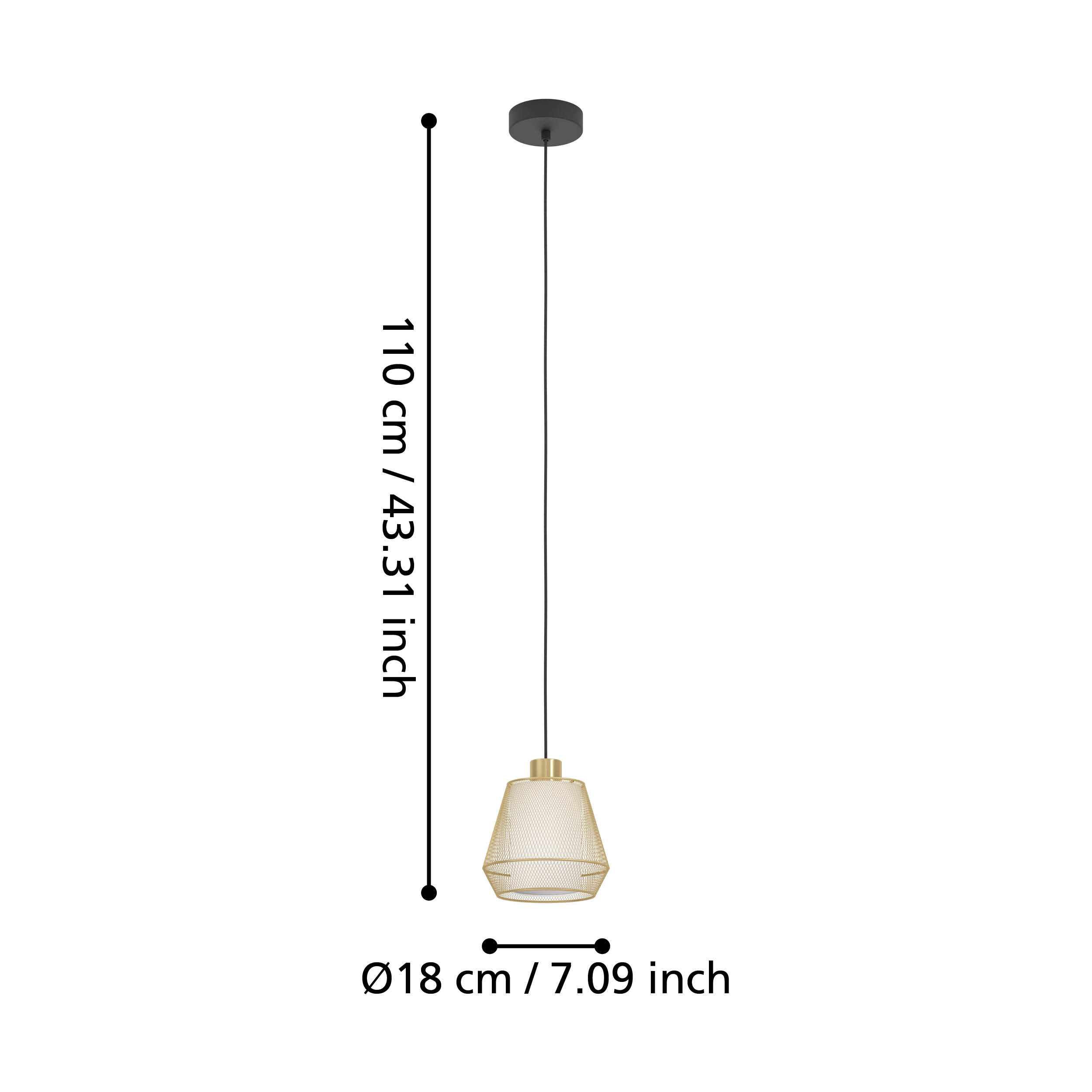 CIUDADELA Single Pendant