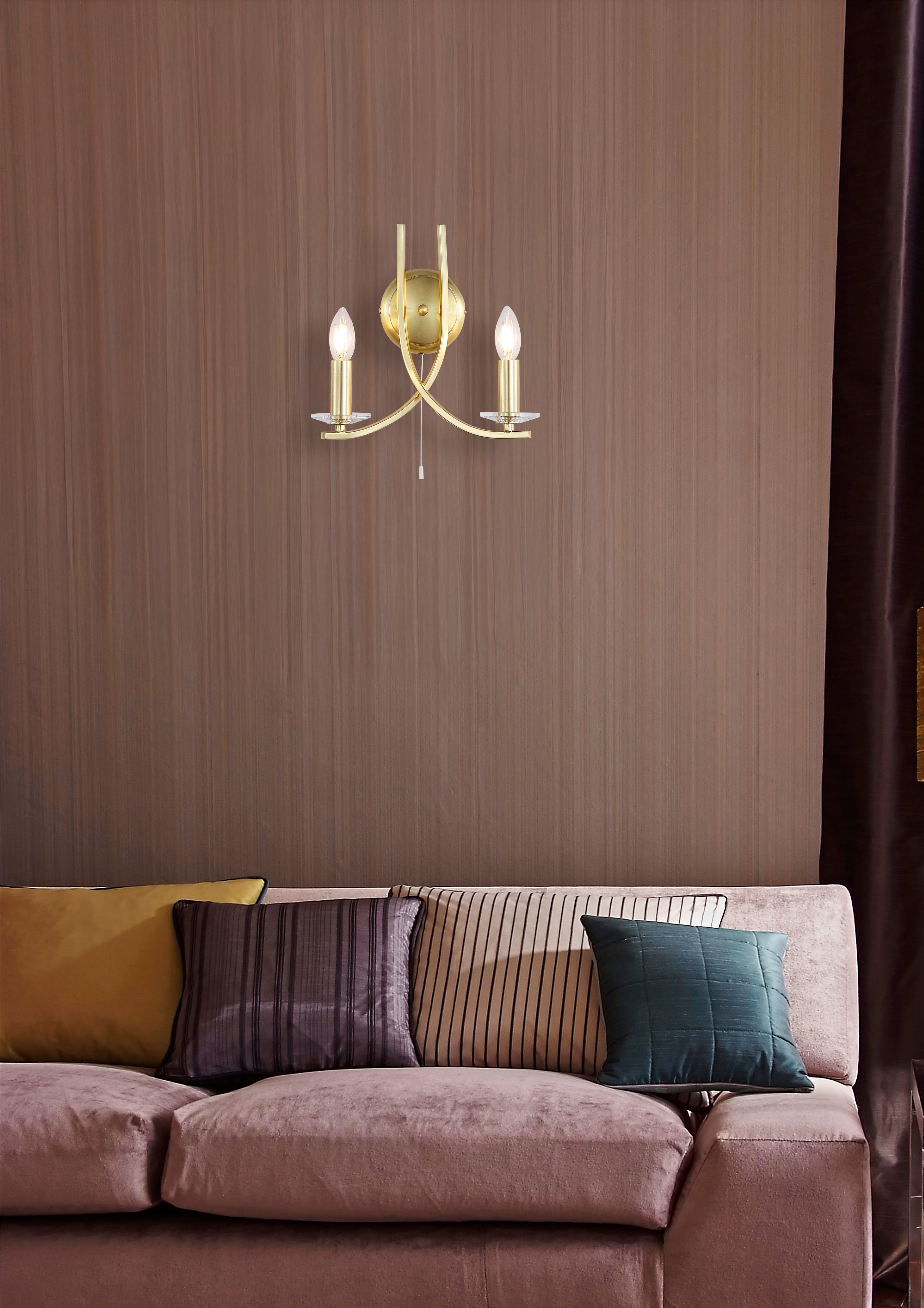 Ascona 2Lt Wall Light