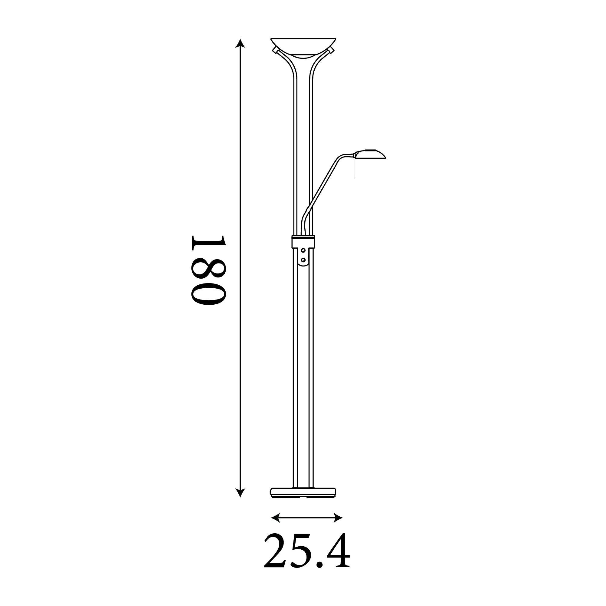 Mother & Child Floor Lamp - Satin Silver Metal & Glass SKU: 4329SS