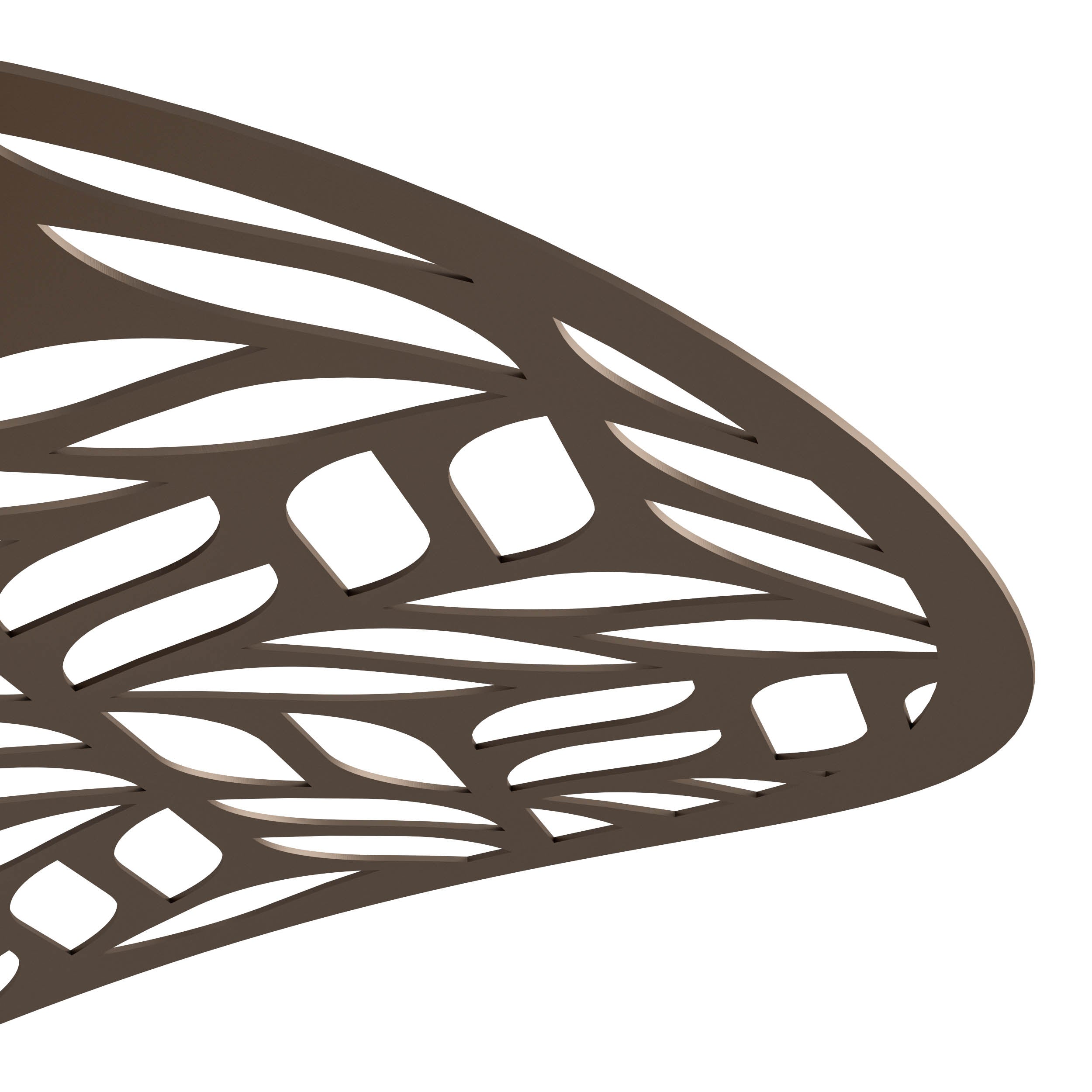 EGLO Swaby Rustic Leaf Cut Table Lamp 45cm