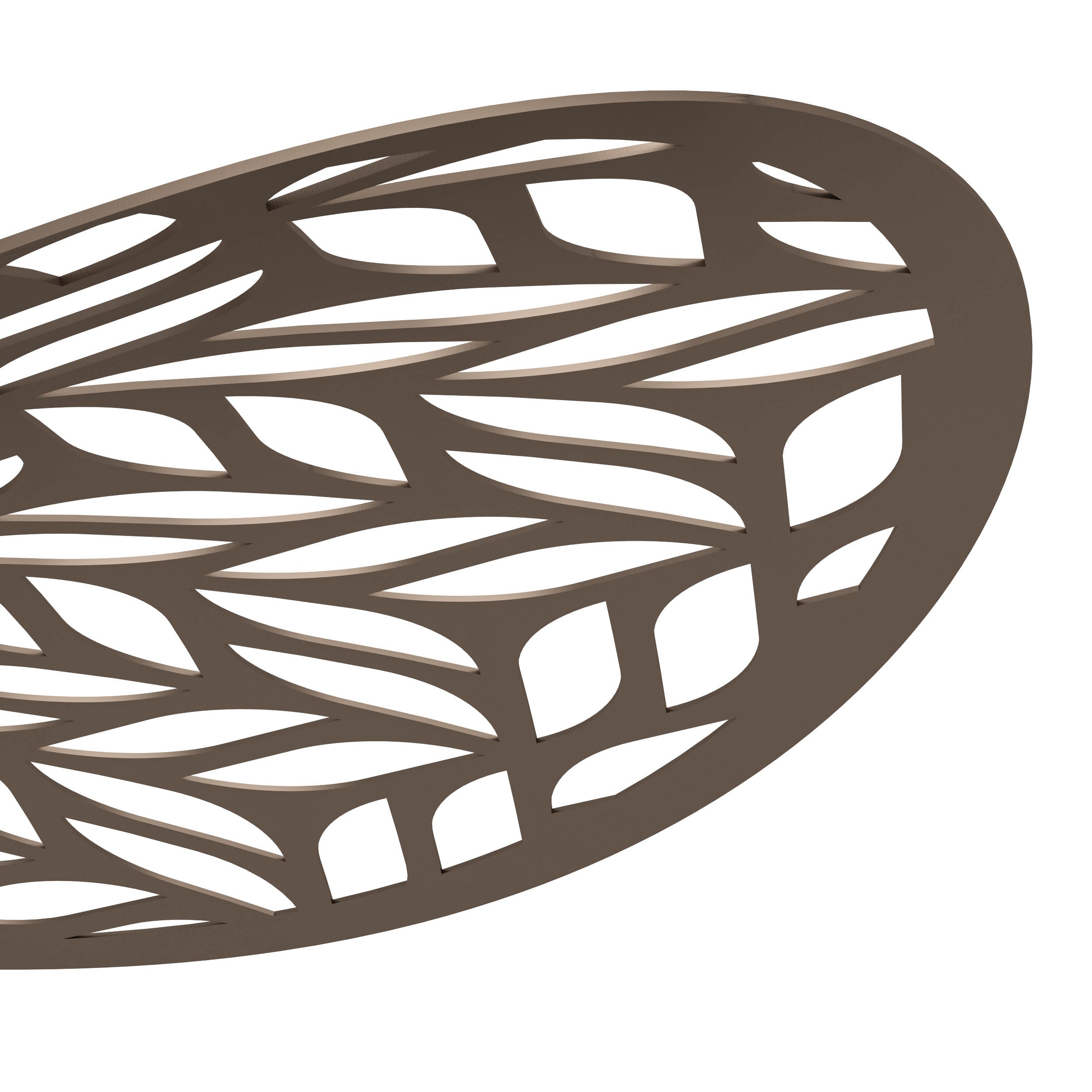 EGLO Swaby Brushed Bronze Leaf Pattern Floor Lamp