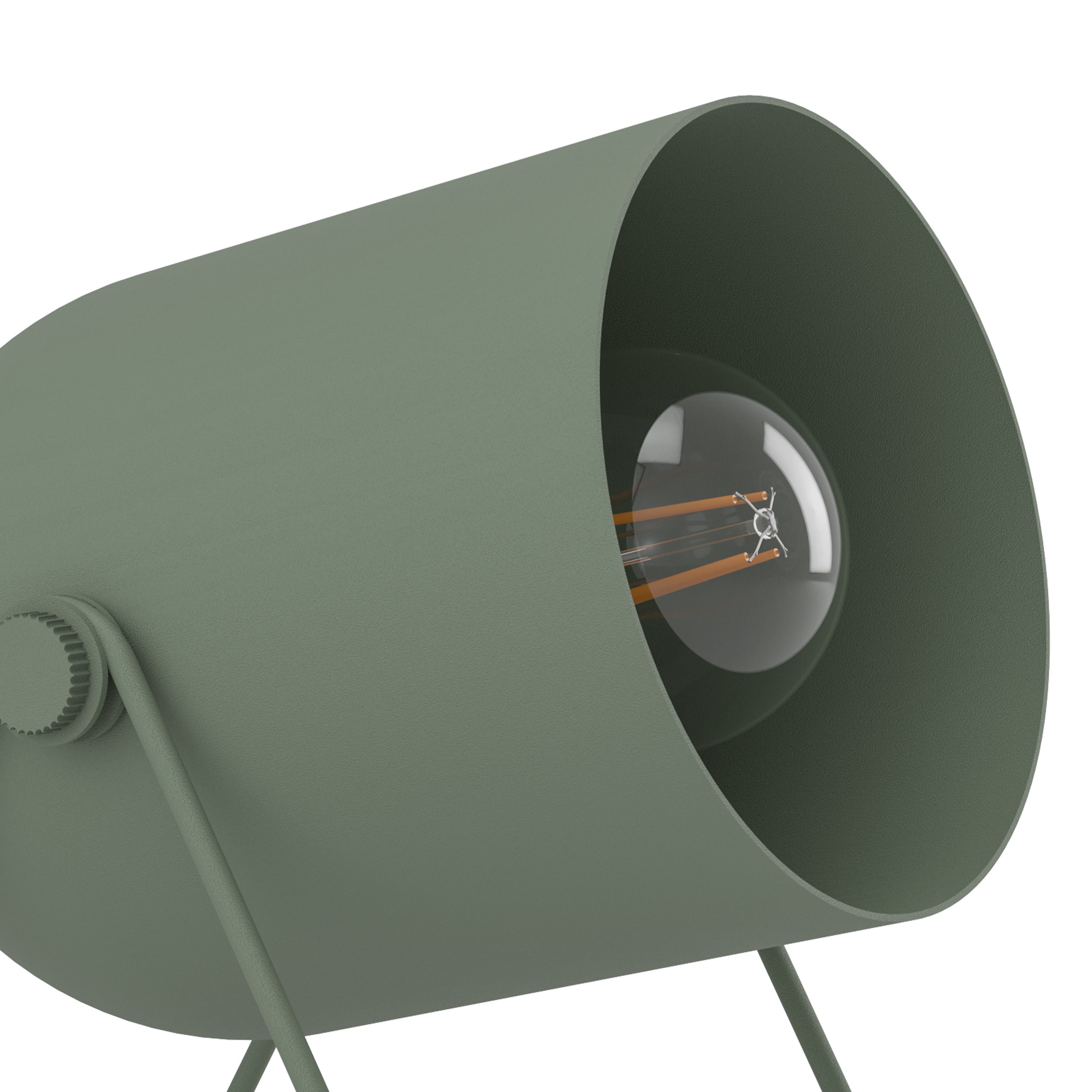 EGLO Tilston Steel Minimalist Desk Lamp, Green