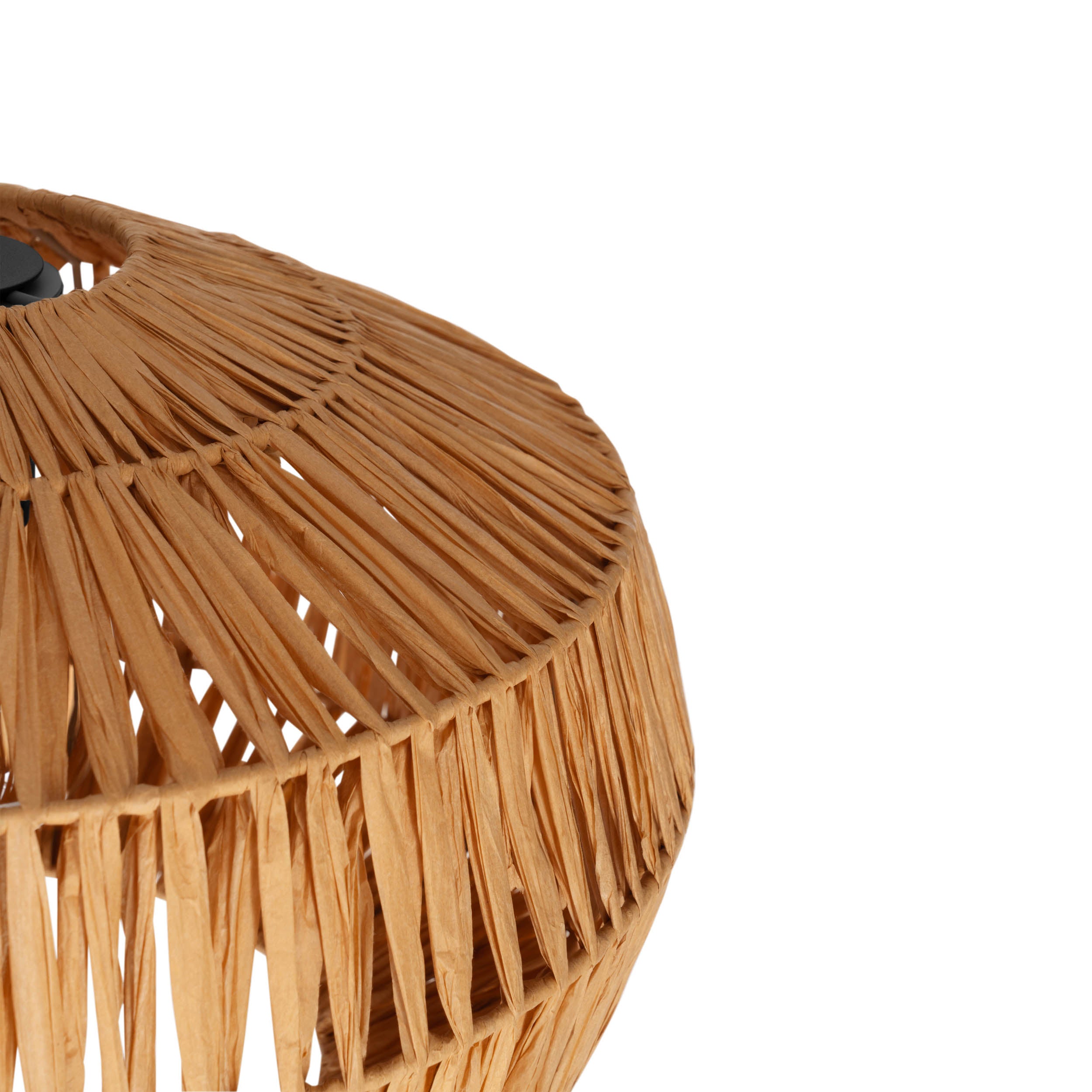 EGLO Sheldon Pendant Handwoven Rope Pendant Light with Organic Design