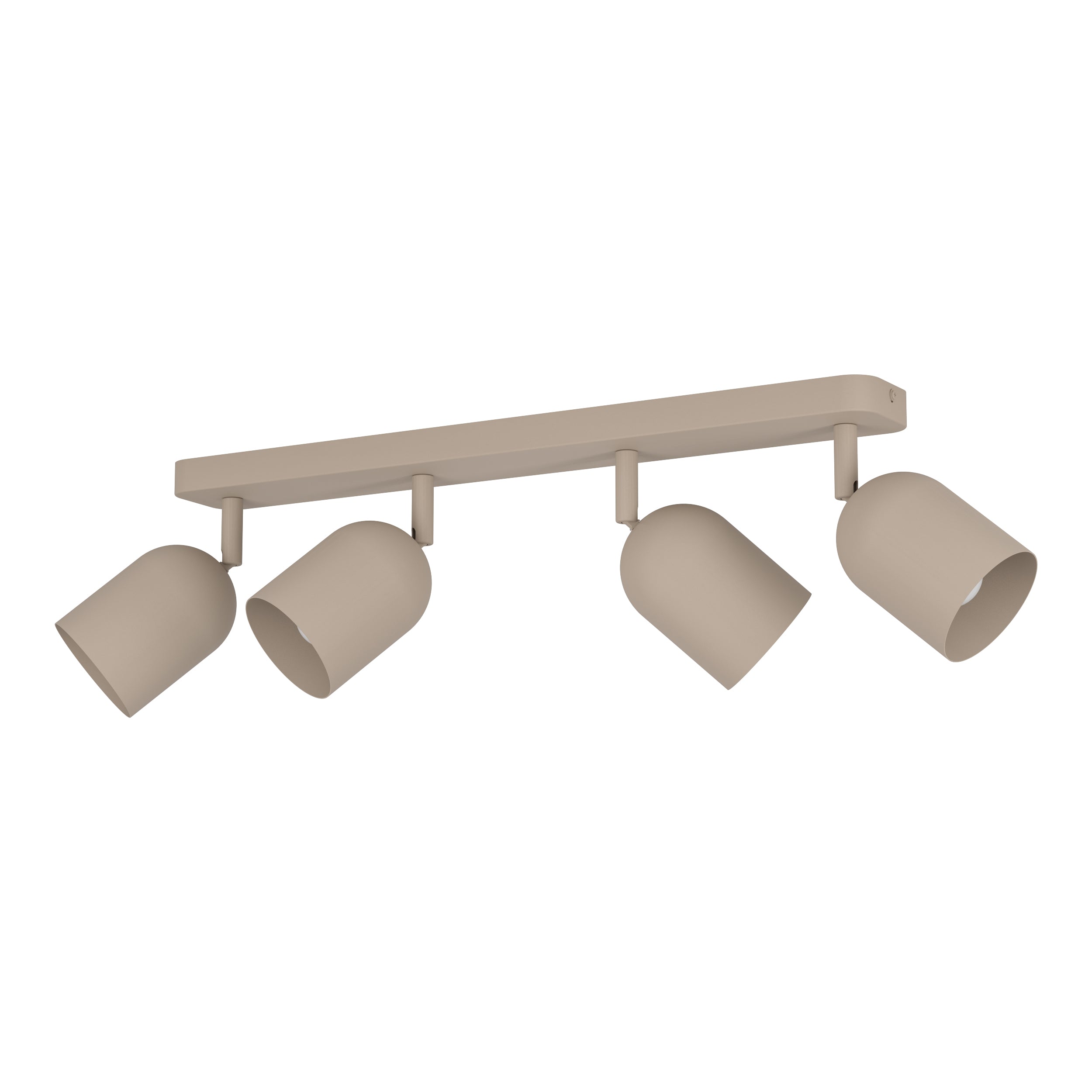 EGLO Tilston Steel Minimalist 4-Light Ceiling Spotlight, Sandy