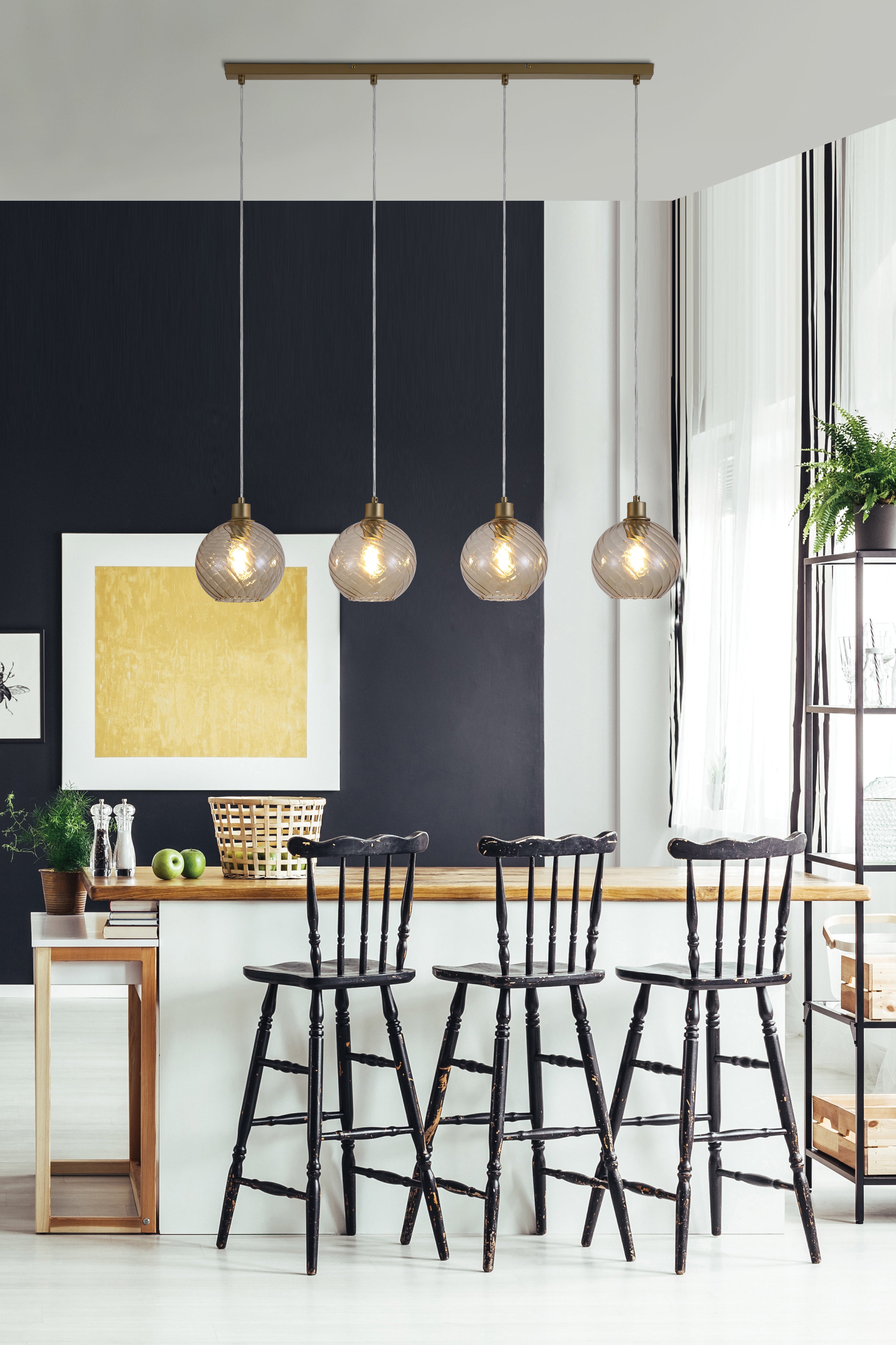 Radiance 4Lt Bar Pendant