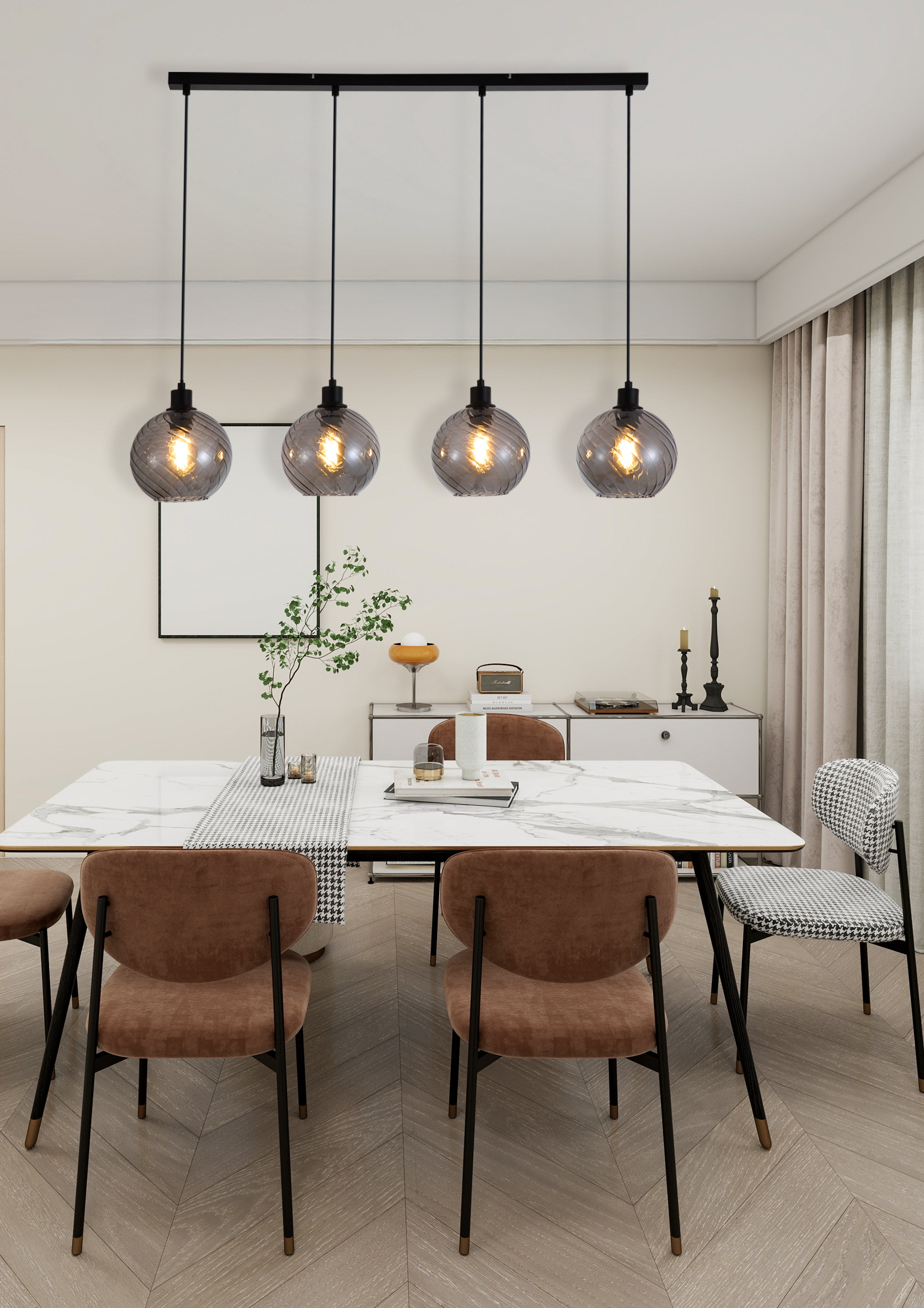 Radiance 4Lt Bar Pendant