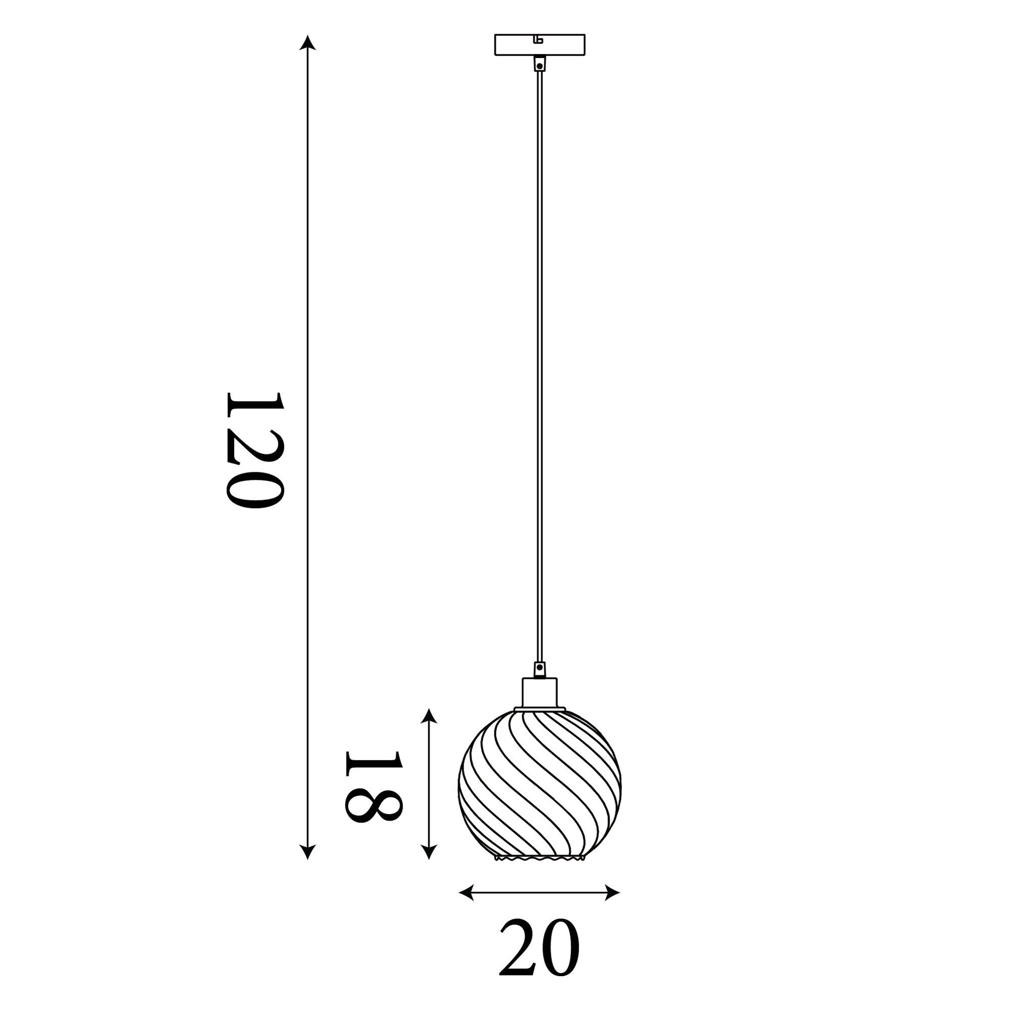Radiance 1Lt Pendant