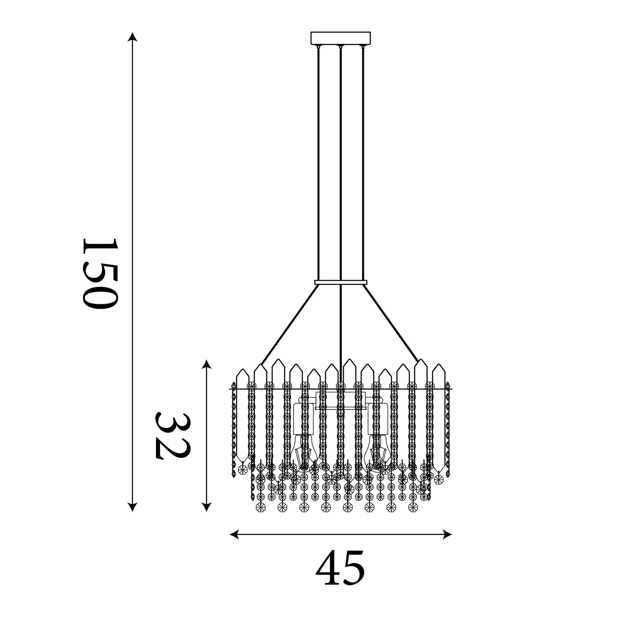 Spear 8Lt Pendant