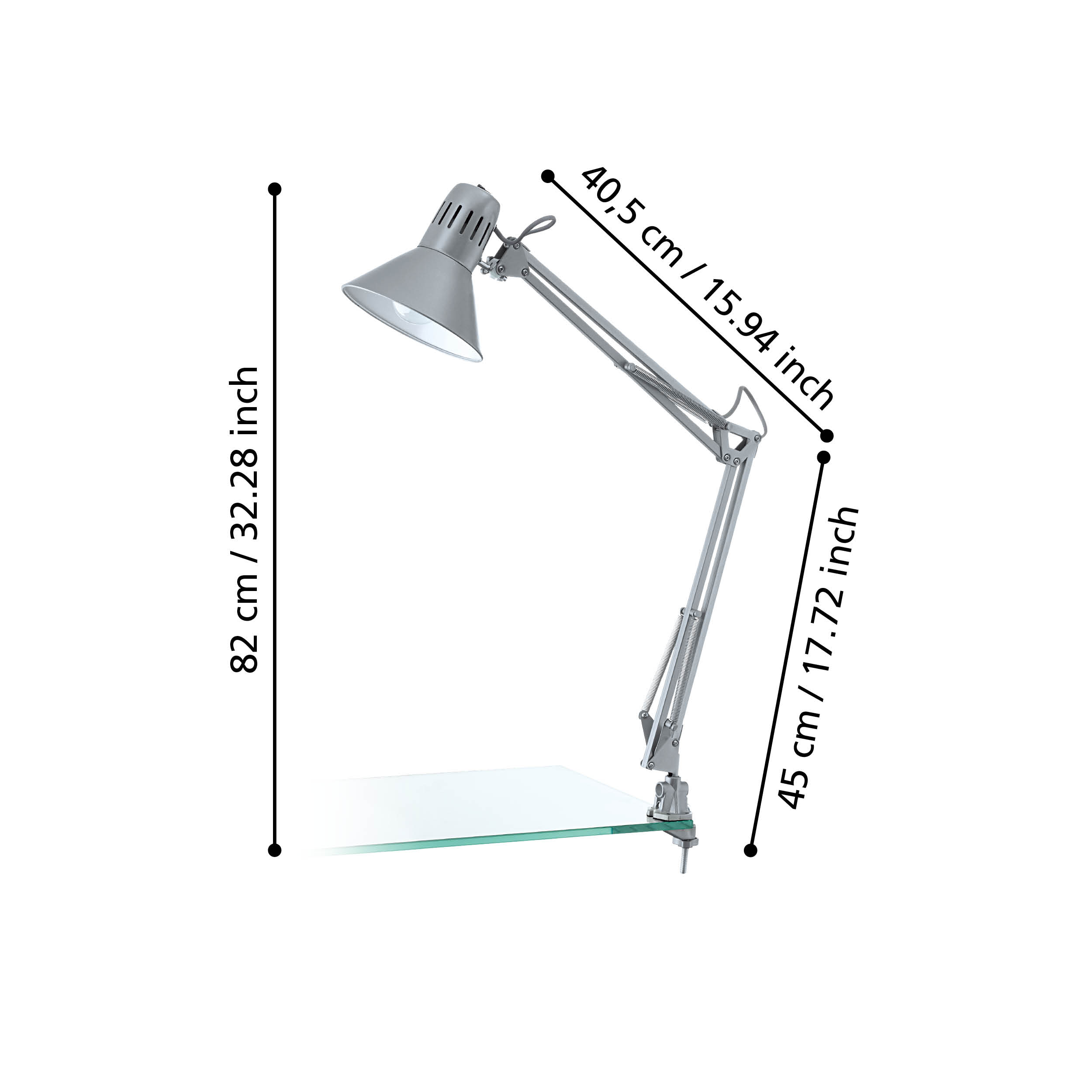 FIRMO Clip on Lamp