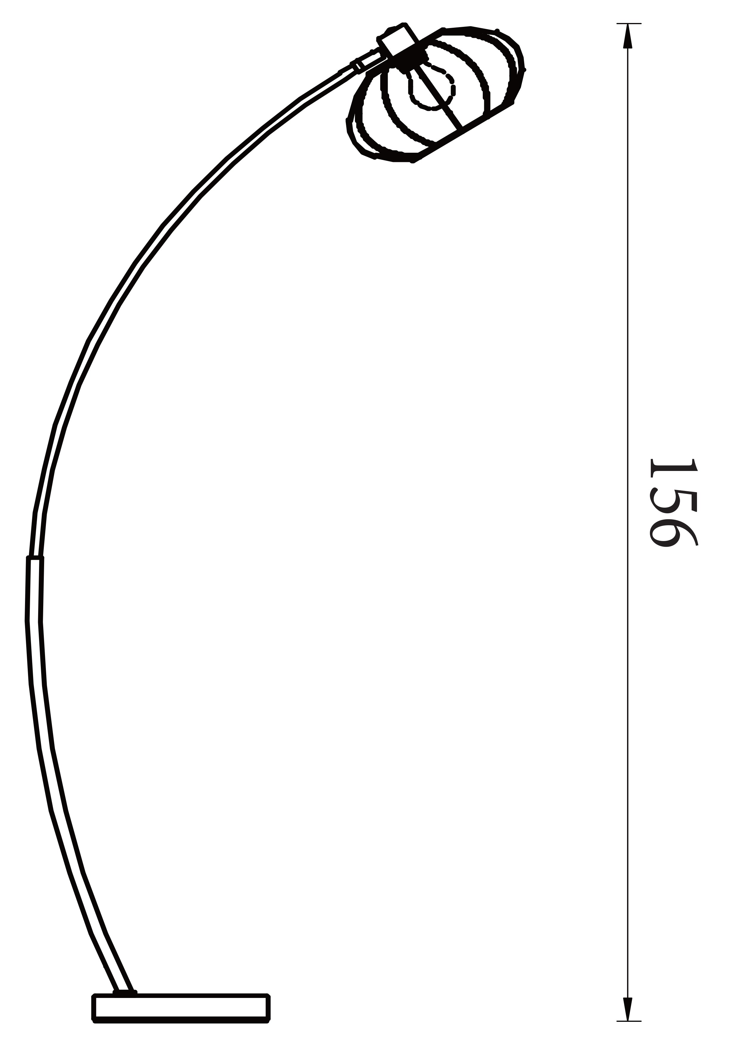 Radiant 1Lt Floor Lamp