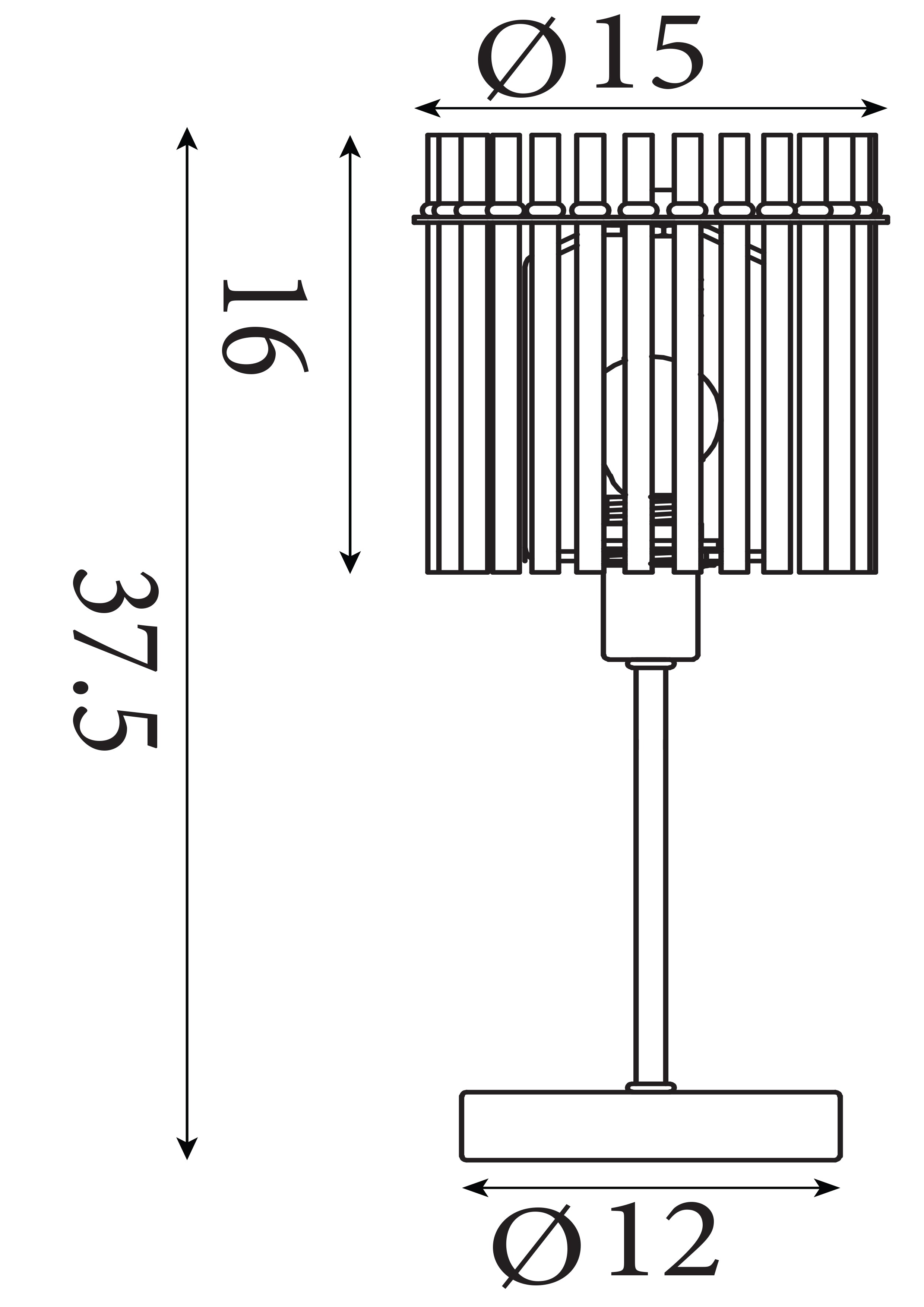 Swizzle 1Lt Table Lamp