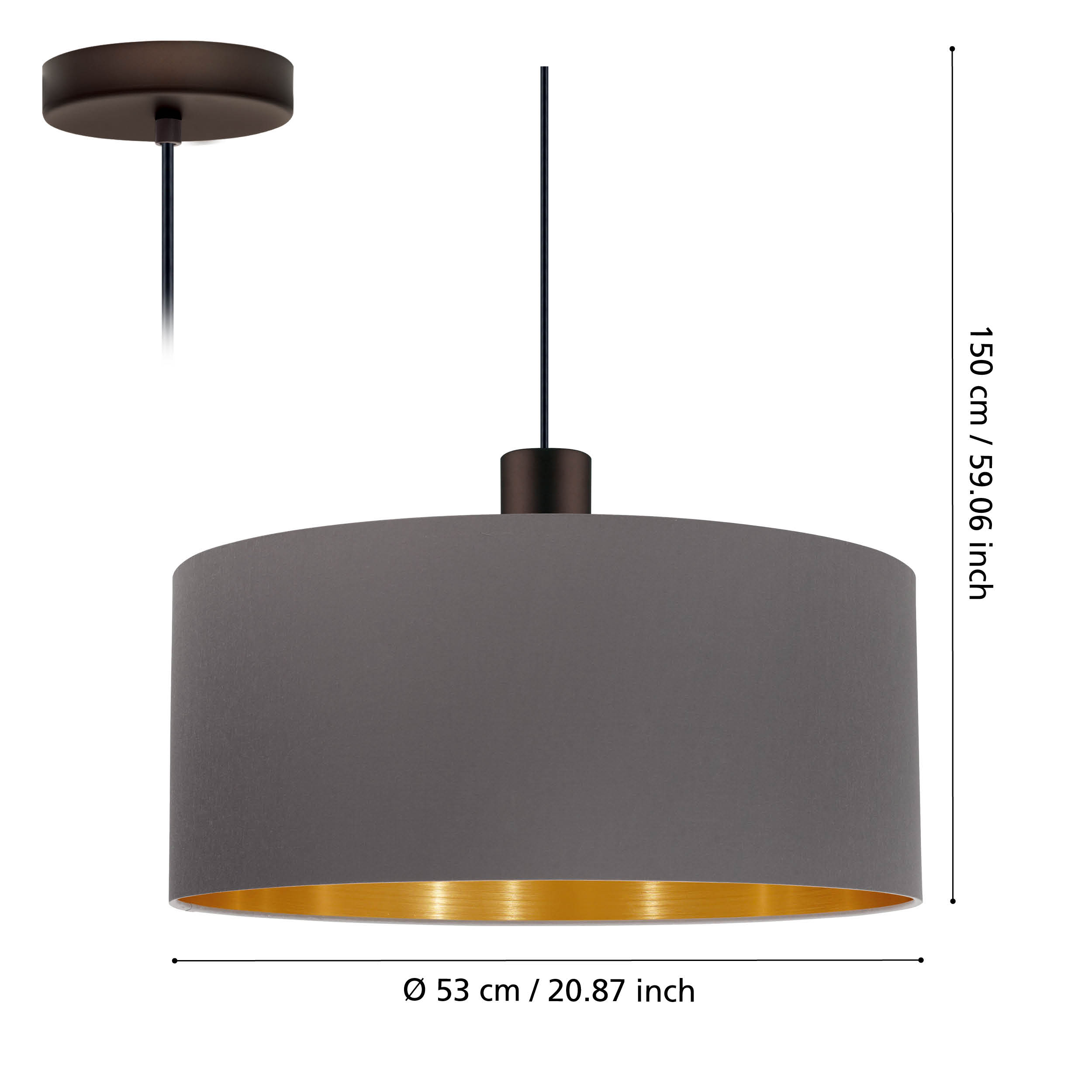 CONCESSA 530mm Single Pendant