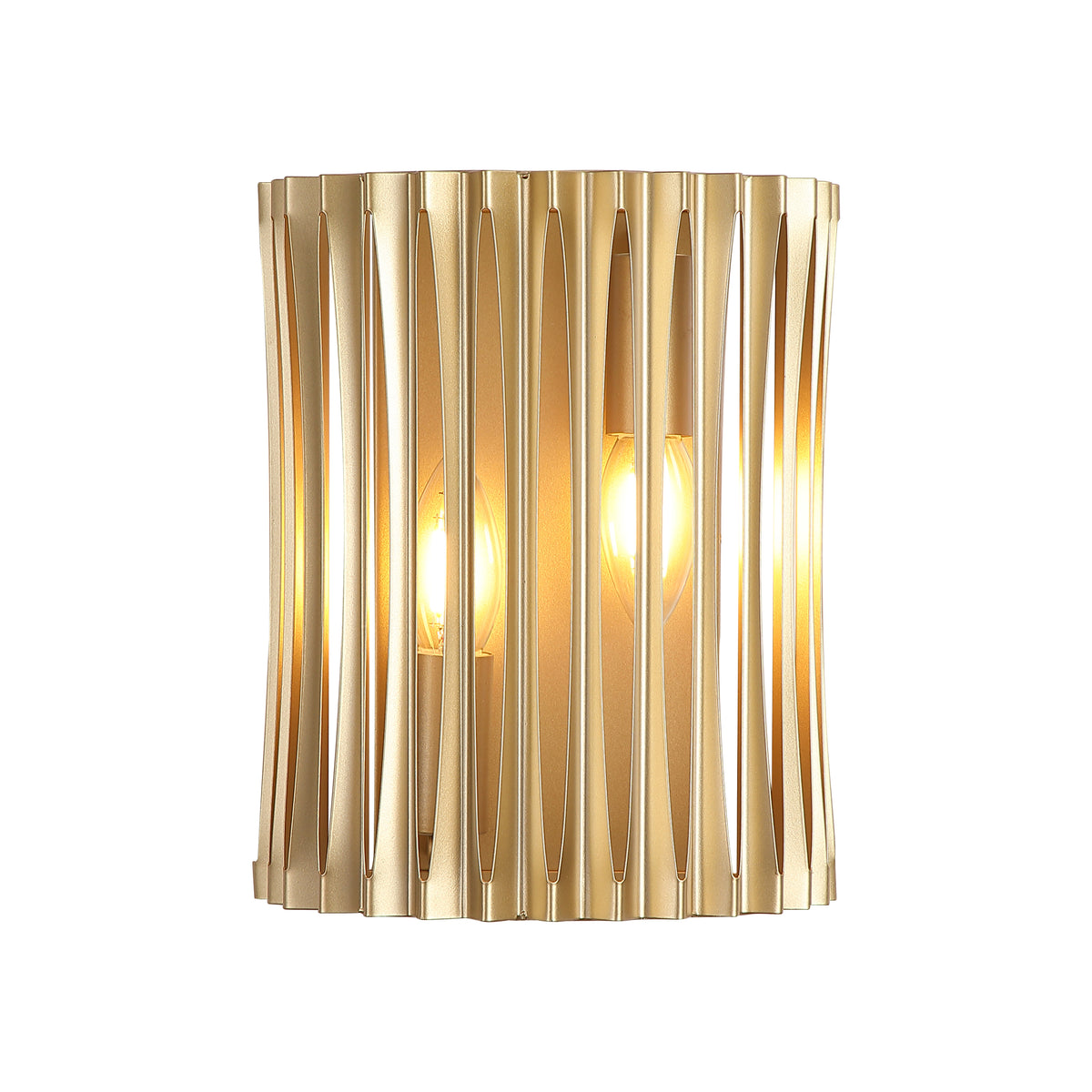 Split 2Lt Wall Light, Gold
